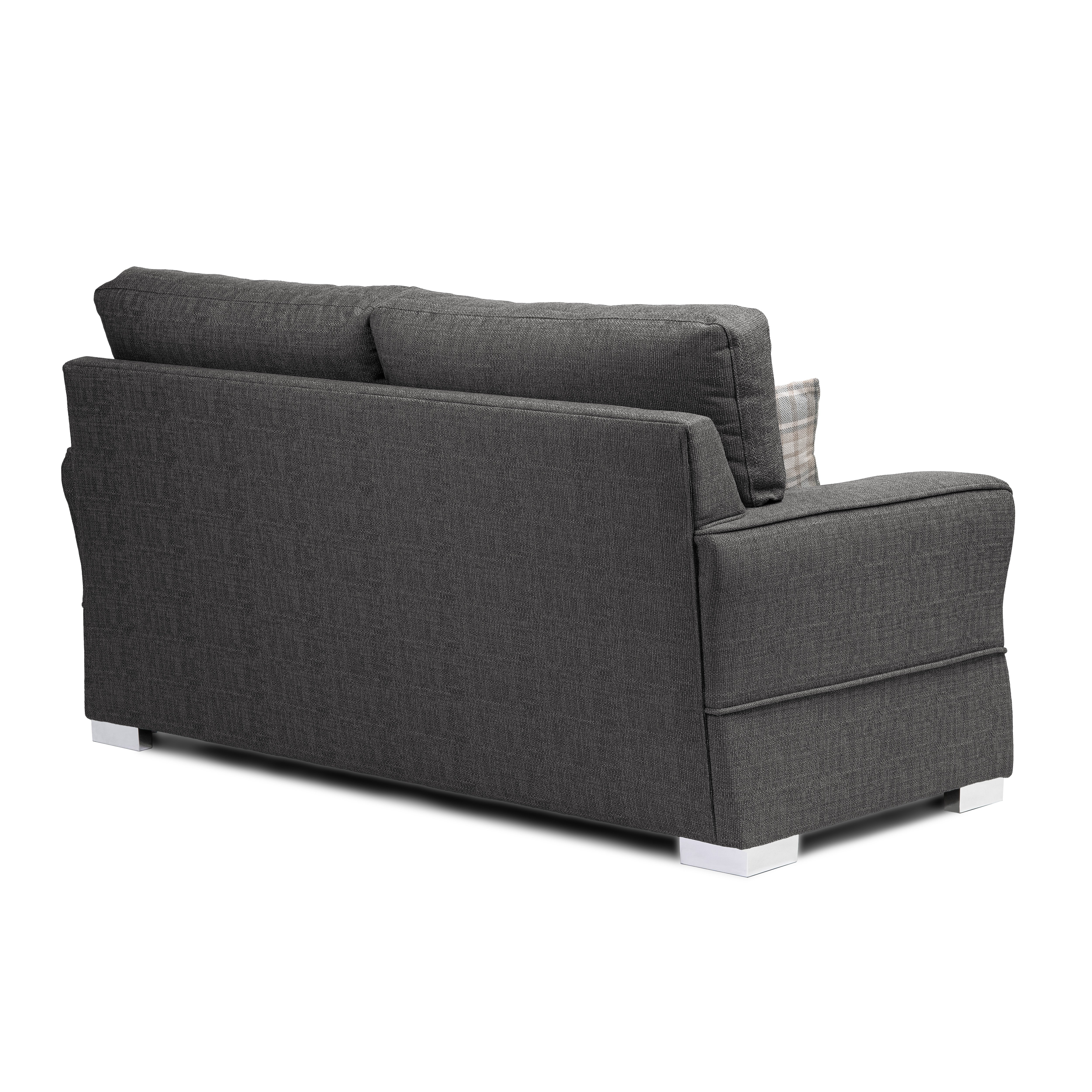 New York Grey 2 Seater Sofa - Image 3