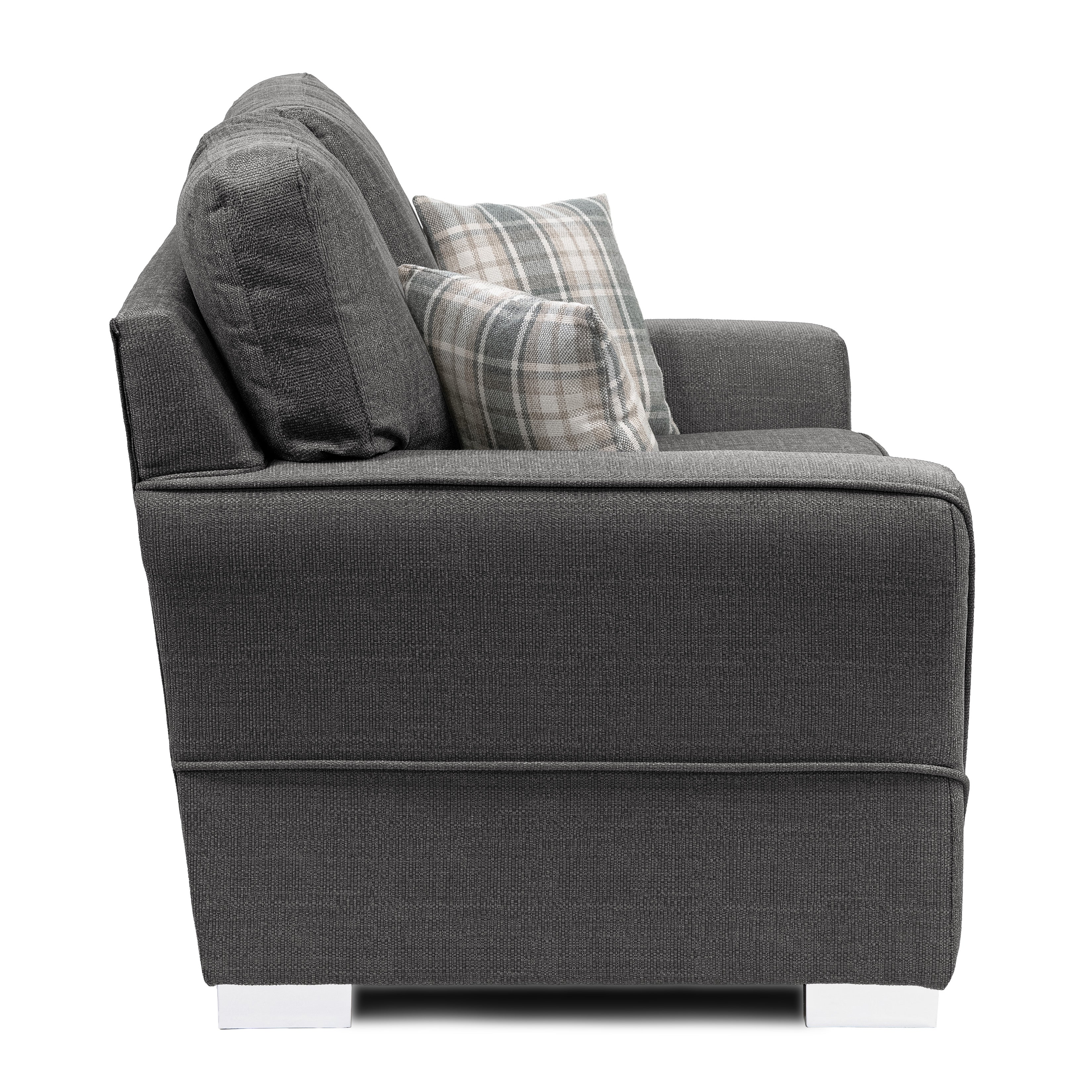 New York Grey 2 Seater Sofa - Image 4