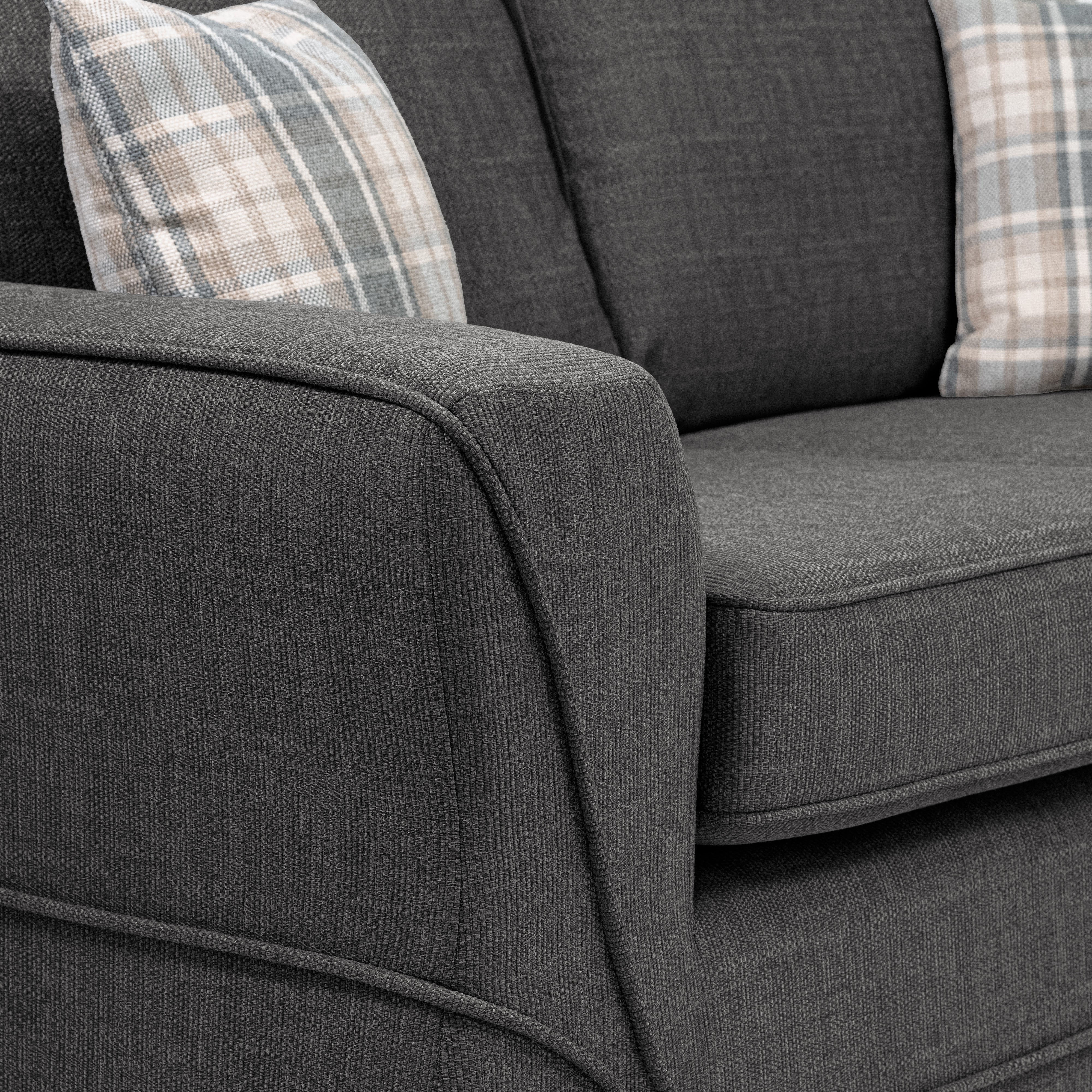 New York Grey 2 Seater Sofa - Image 6