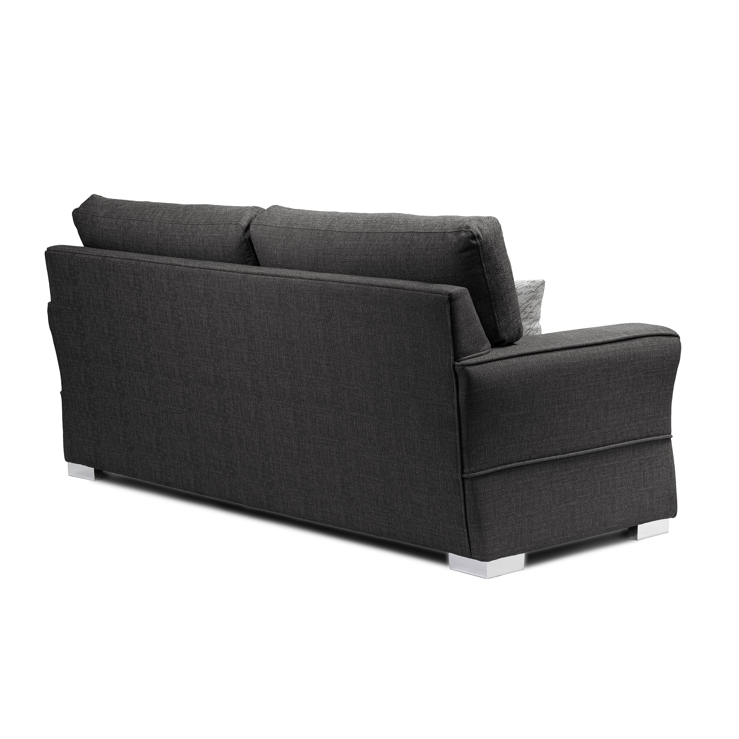New York Grey 3 Seater Sofa - Image 3