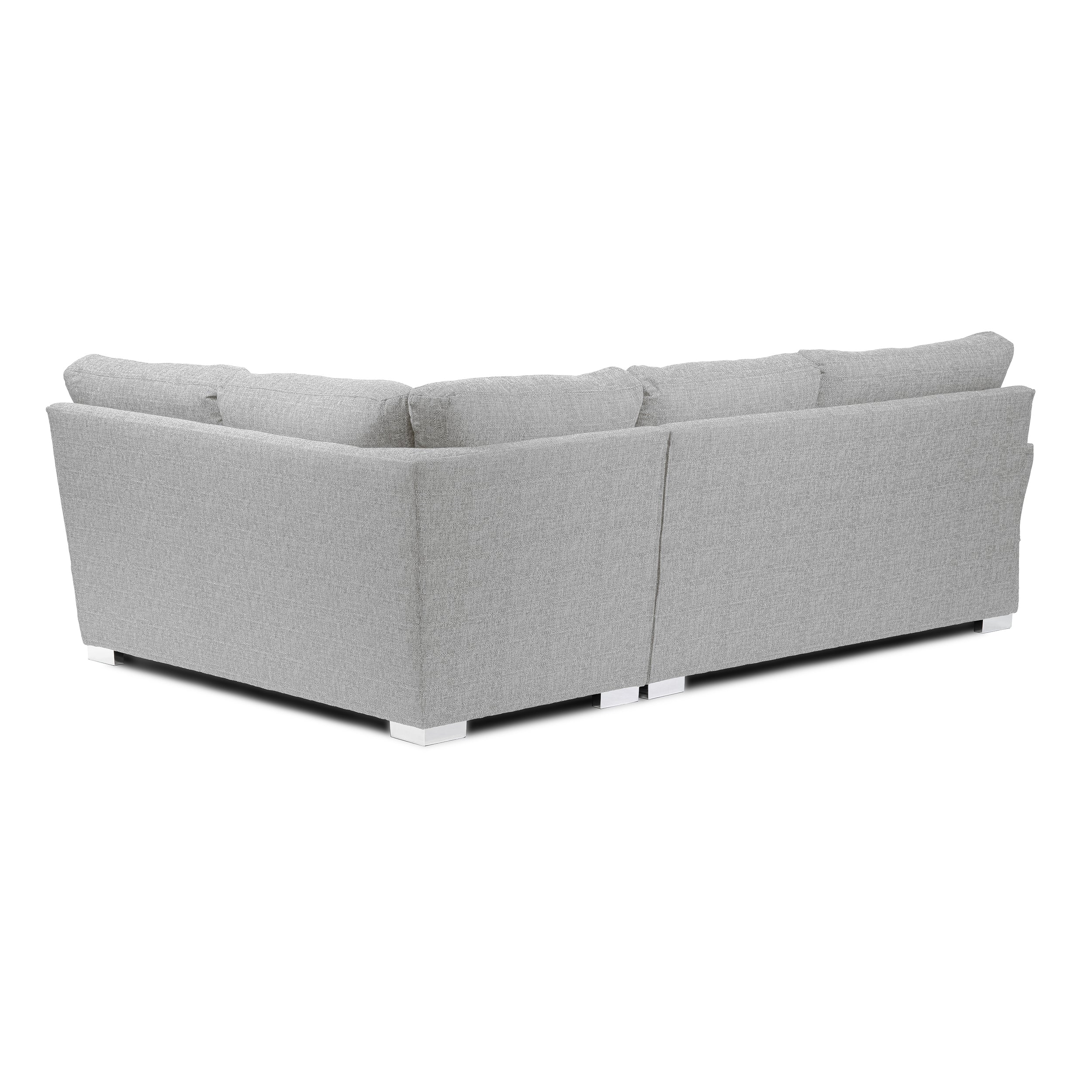 New York Lisbon Silver Corner Sofa - Image 4