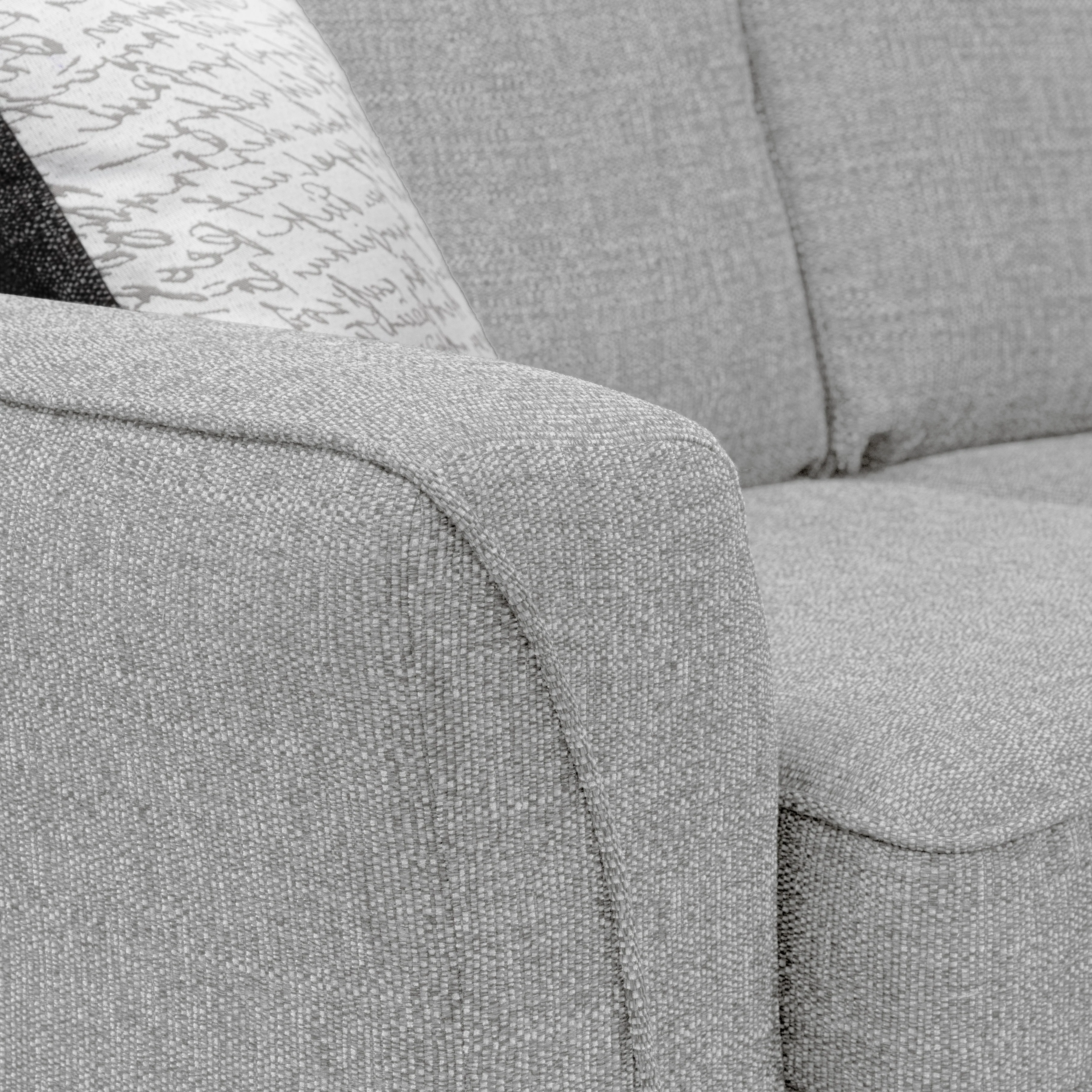 New York Lisbon Silver Corner Sofa - Image 6