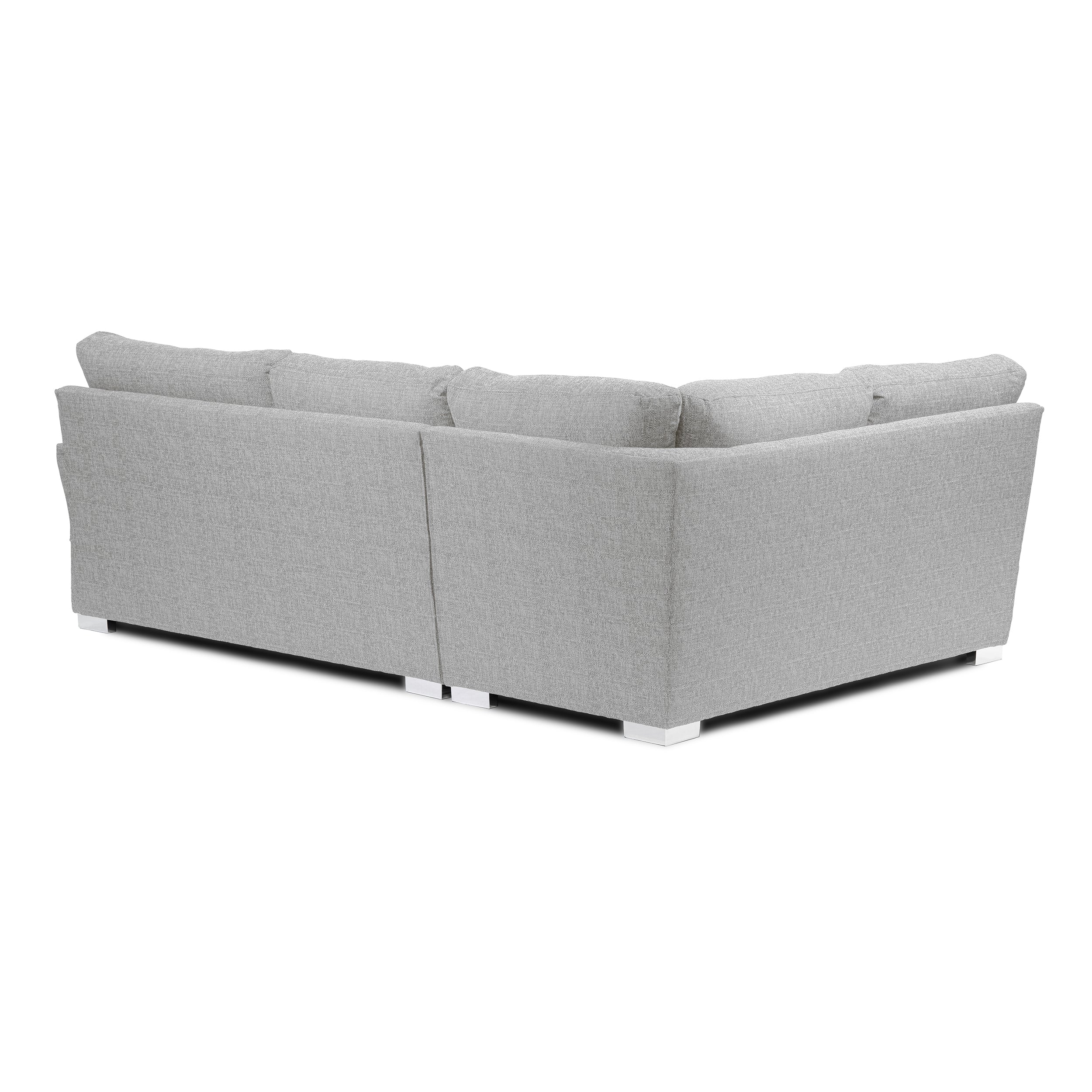 New York Lisbon Silver Corner Sofa - Image 4