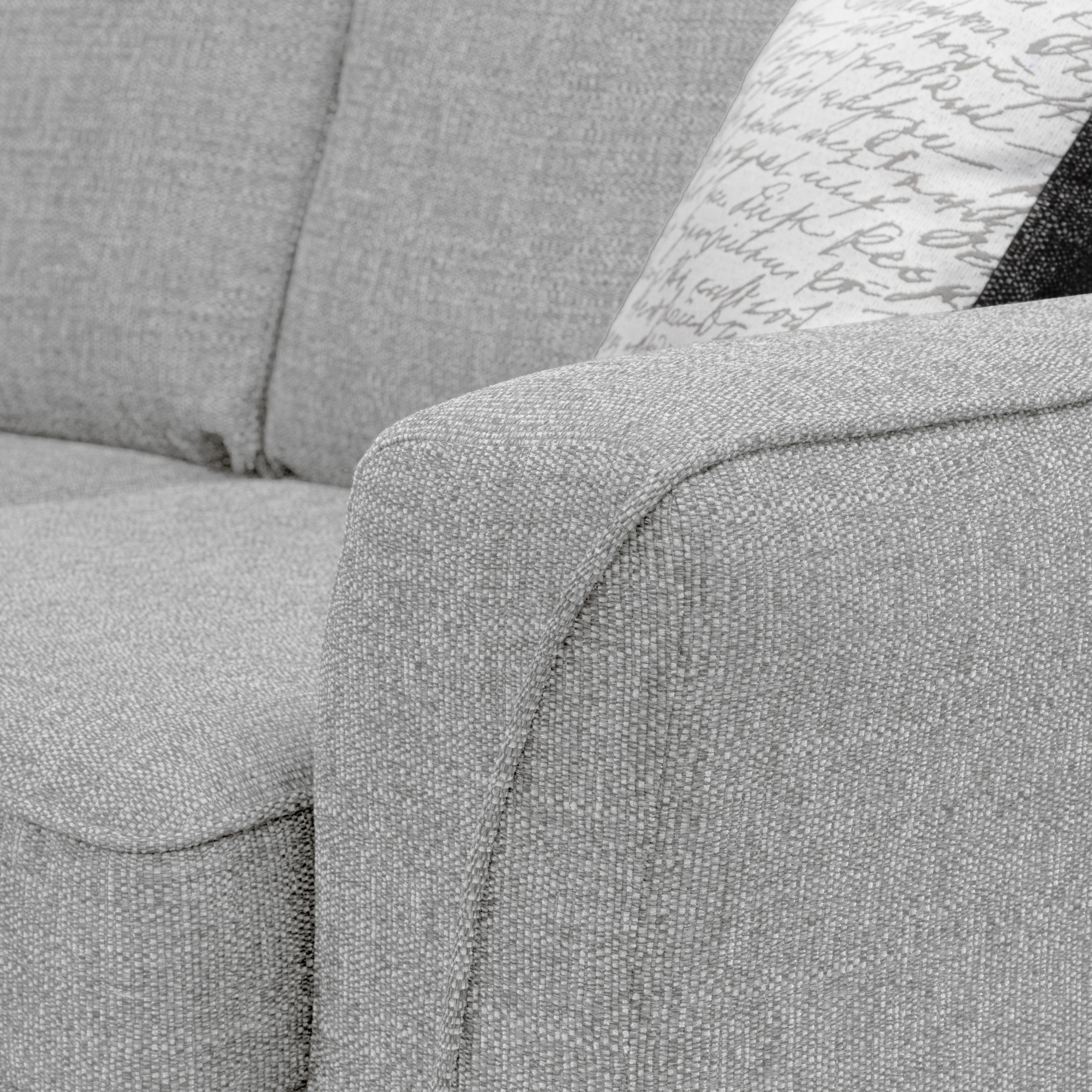 New York Lisbon Silver Corner Sofa - Image 6