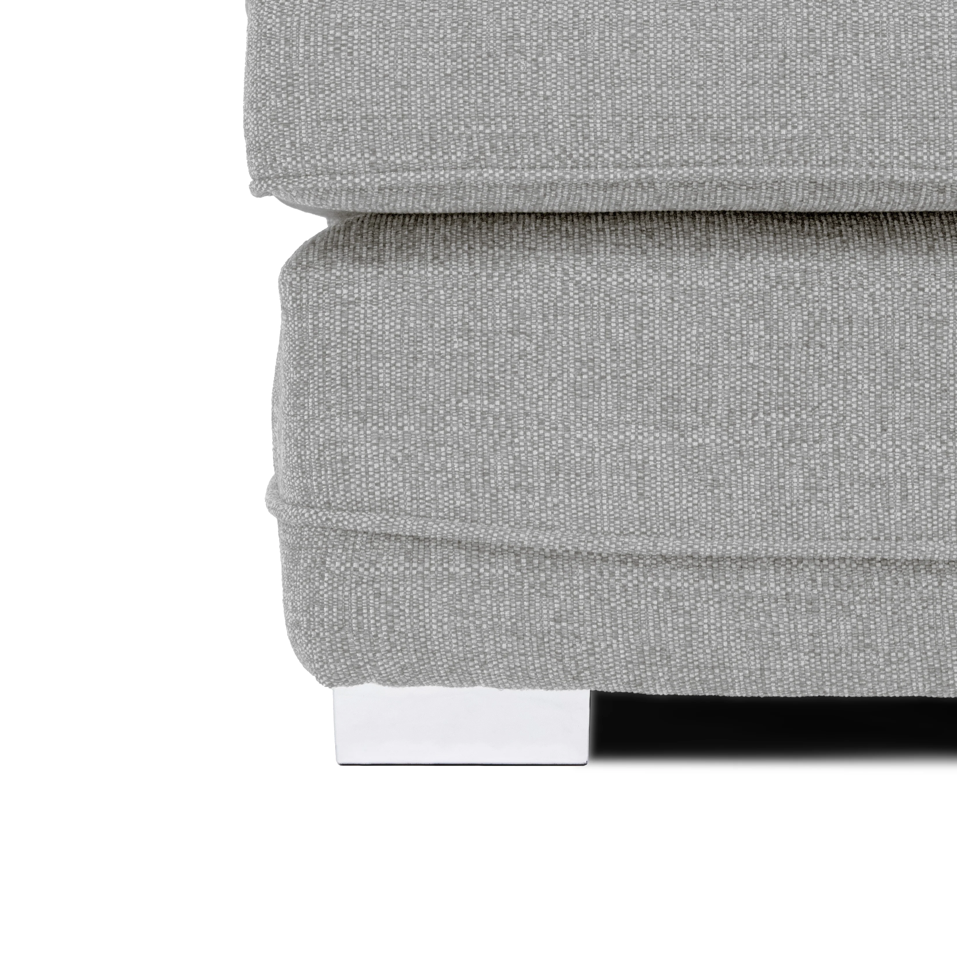 New York Lisbon Silver Corner Sofa - Image 8