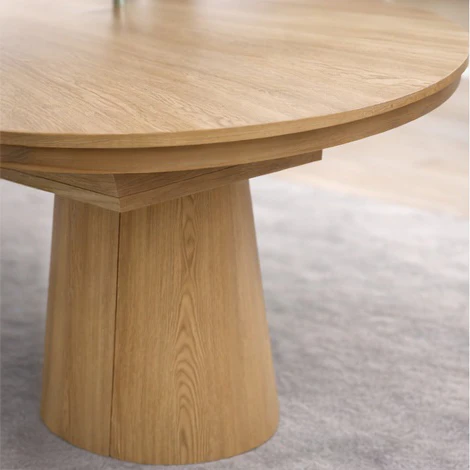 Nook Extending Oval Dining Table | Natural - Image 5