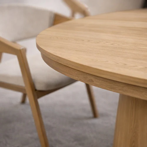 Nook Extending Oval Dining Table | Natural - Image 6