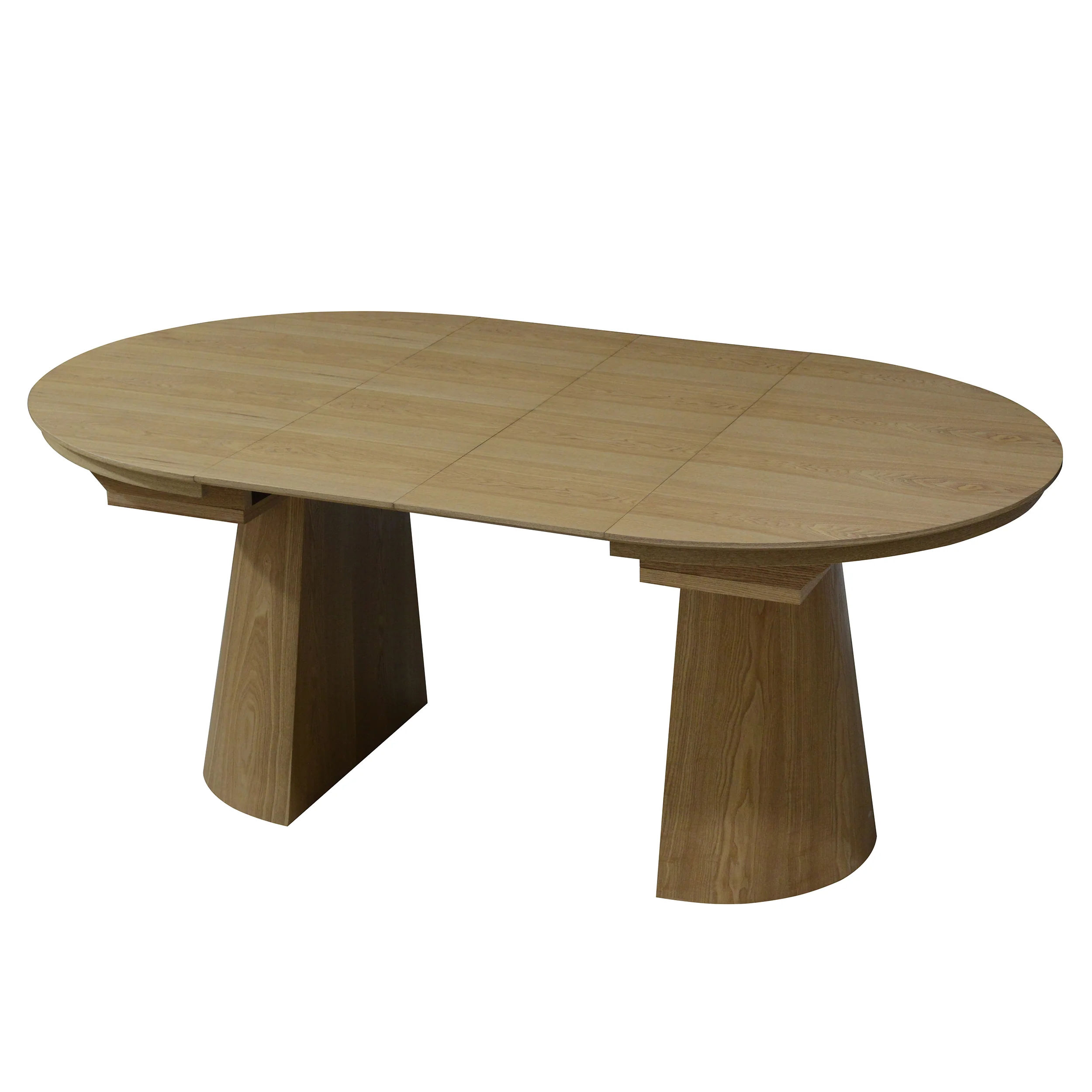 Nook Extending Oval Dining Table | Natural - Image 8