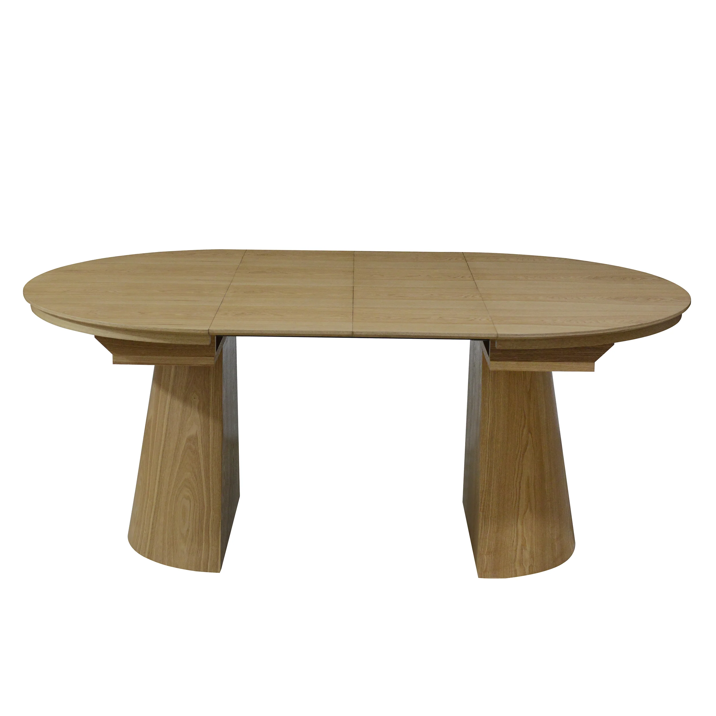 Nook Extending Oval Dining Table | Natural - Image 9