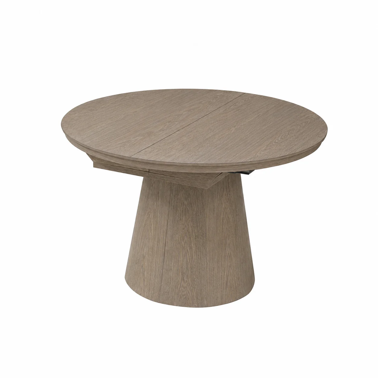 Nook Extending Oval Dining Table | Smoked Grey - Image 10