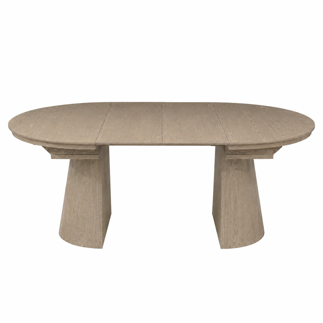 Nook Extending Oval Dining Table | Smoked Grey - Image 11