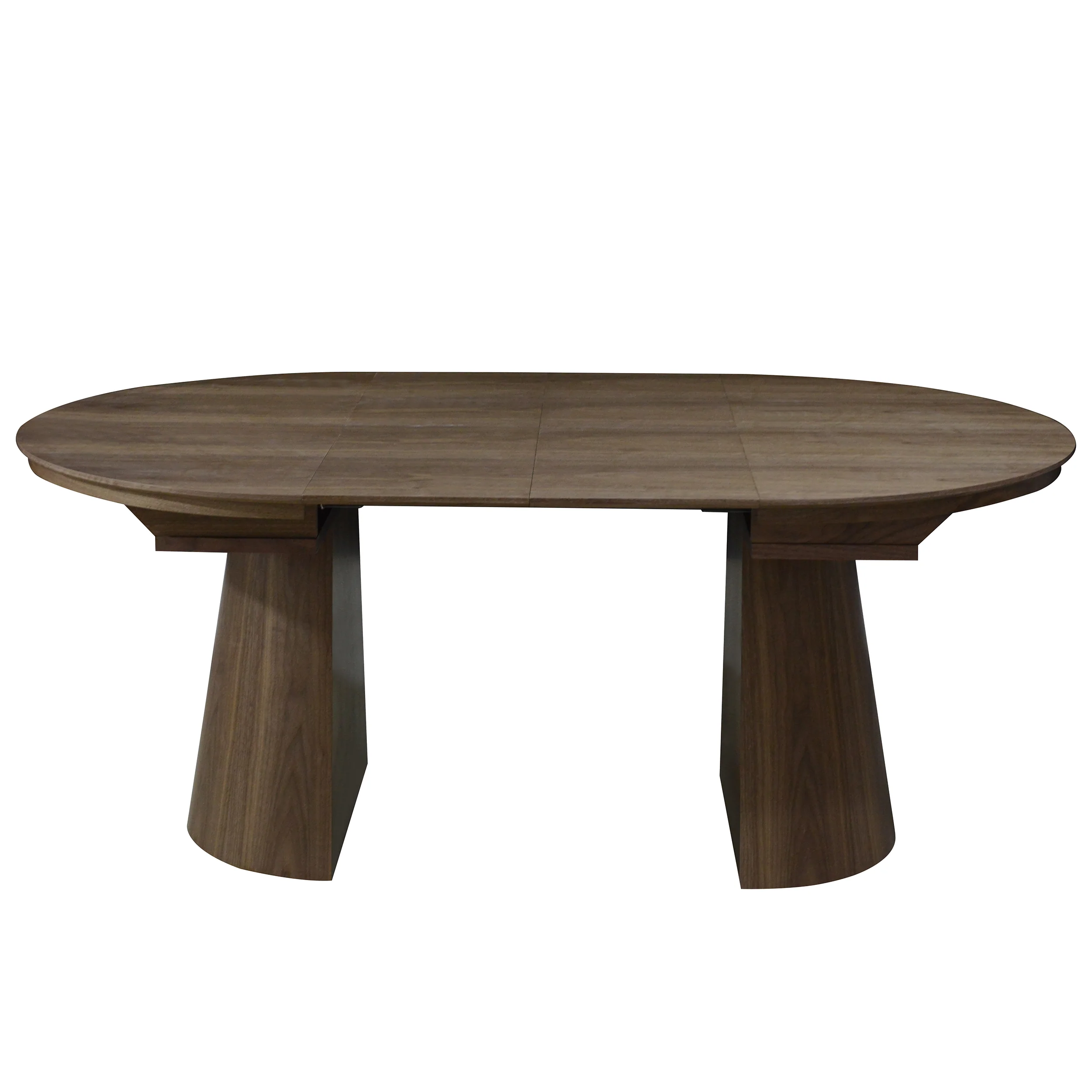 Nook Extending Oval Dining Table | Walnut - Image 10