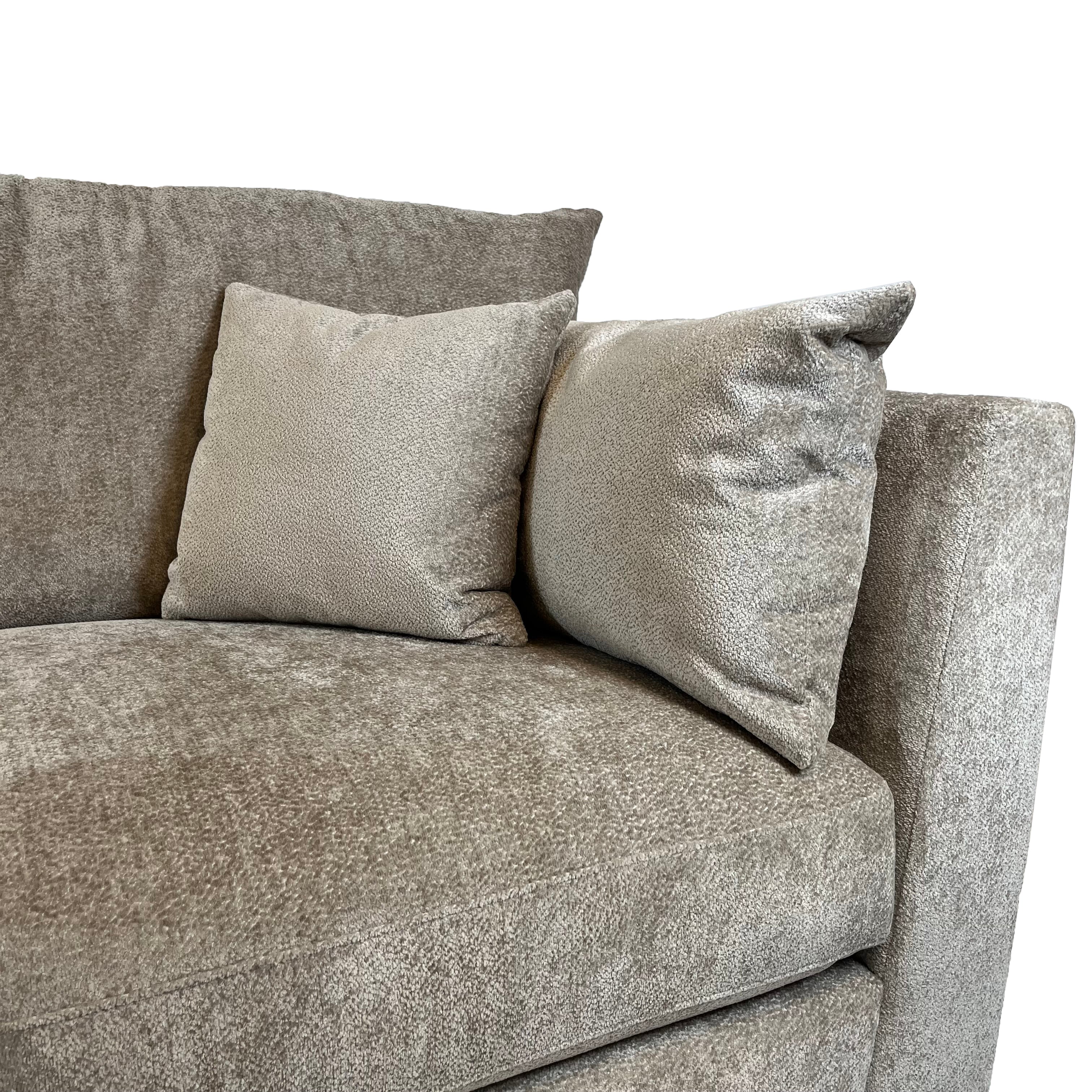 Oasis Dove Grey 2 Seater Sofa - Image 4