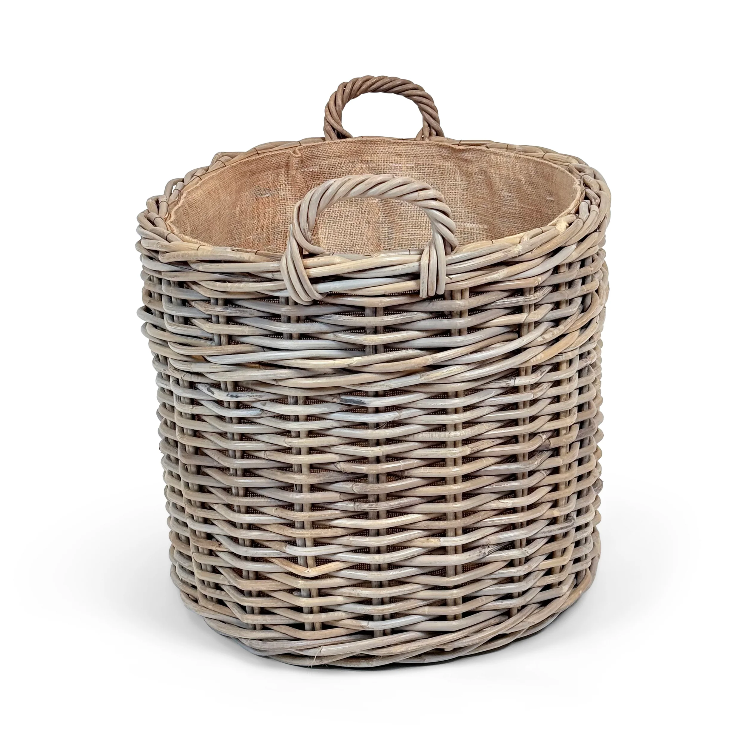 Oval Wicker Log Basket | Small - Image 3