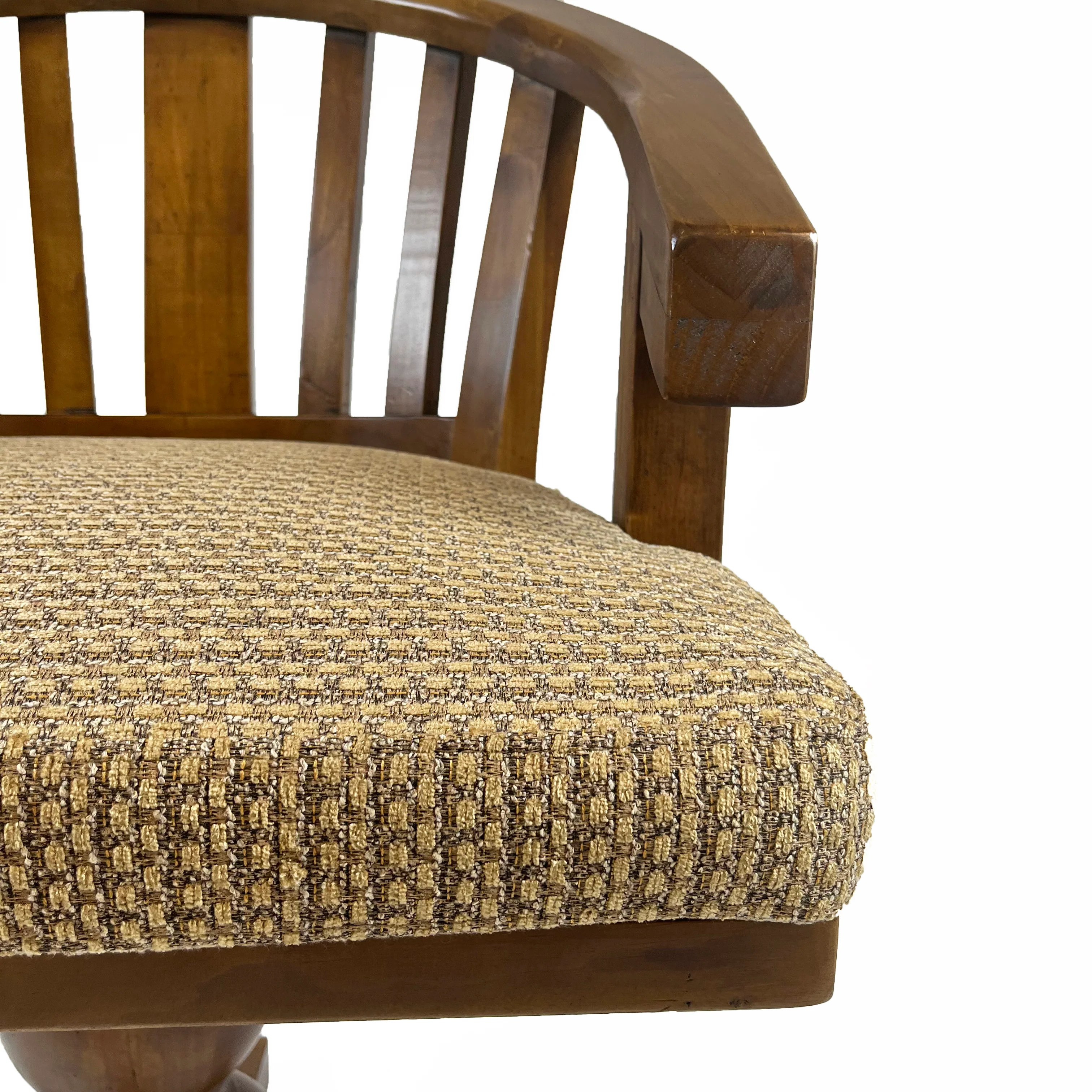 Oxford Antique Pine Captain Swivel Office Chair - Image 6