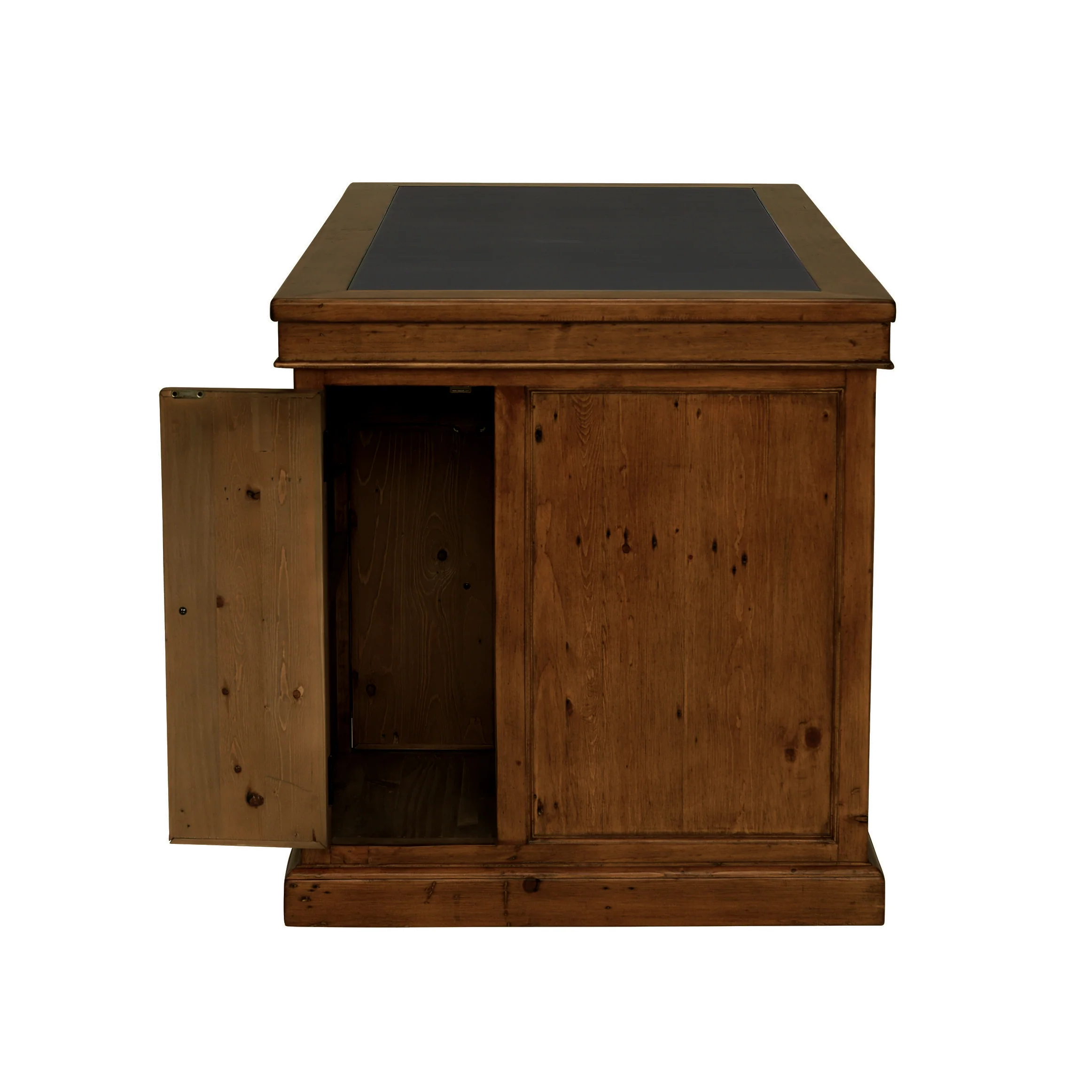 Oxford Antique Pine Small Single Pedestal Desk - Image 5