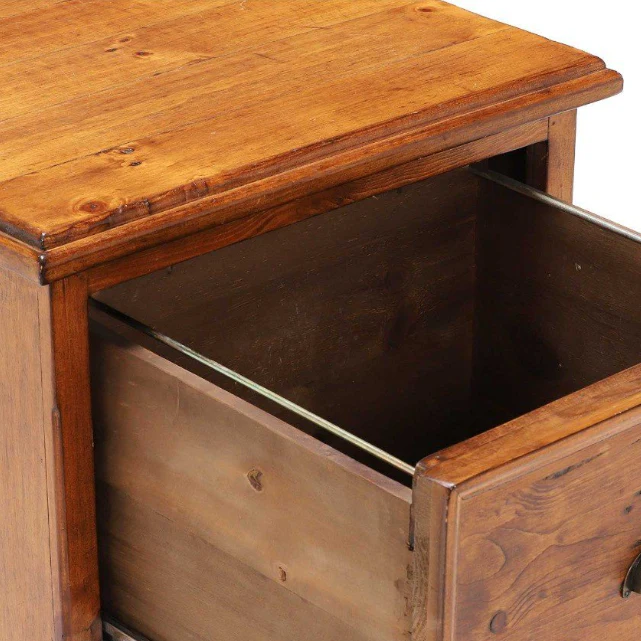 Oxford Light Pine 3 Drawer Filing Cabinet - Image 5