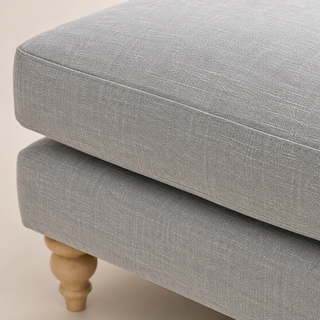 Penelope Footstool | Grey - Image 4