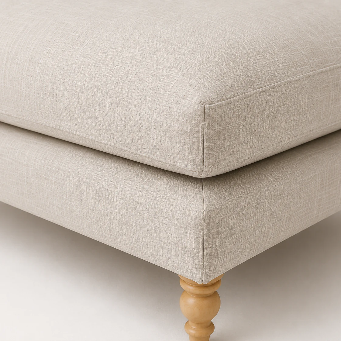 Penelope Footstool | Natural - Image 4