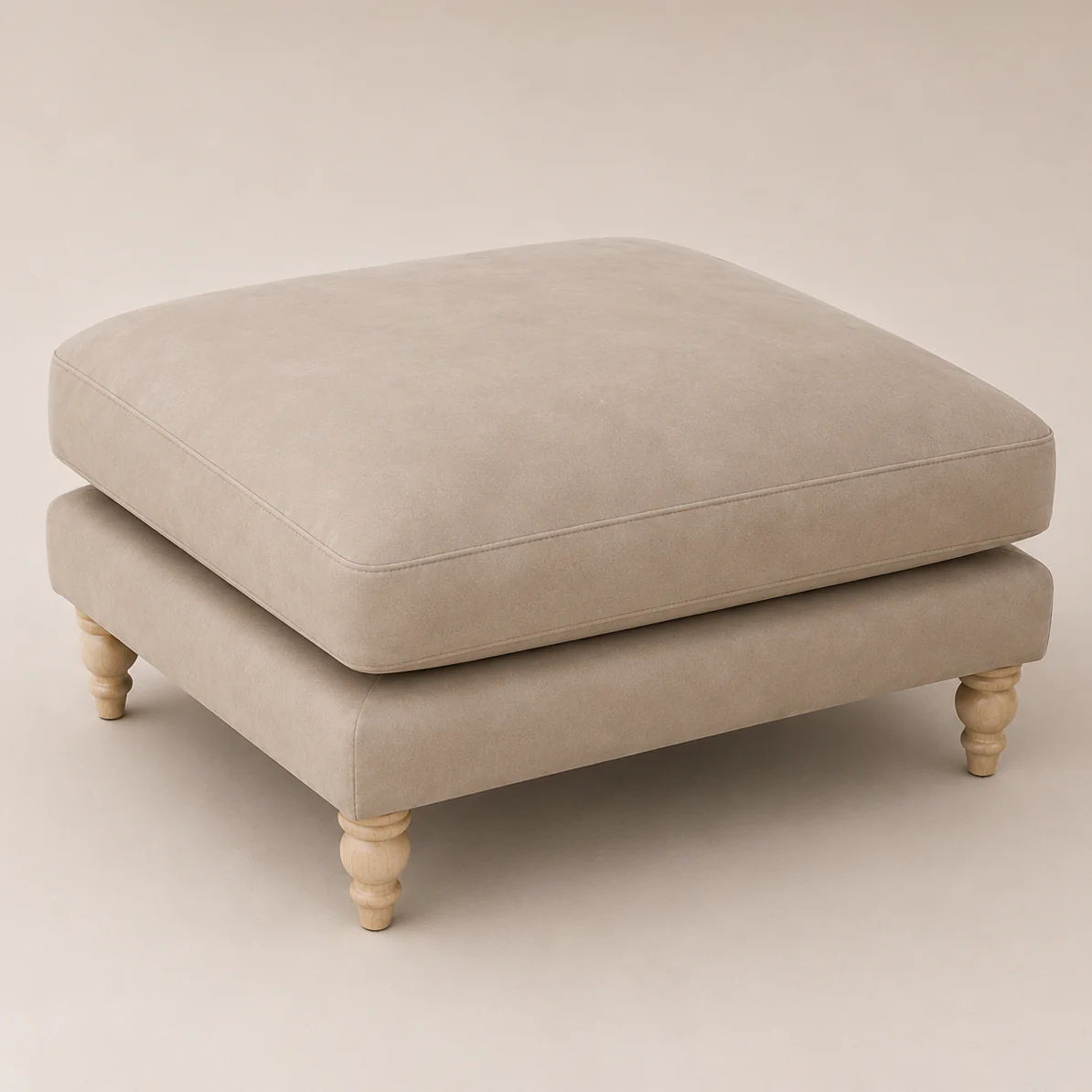 Penelope Footstool | Vintage Tan - Image 3