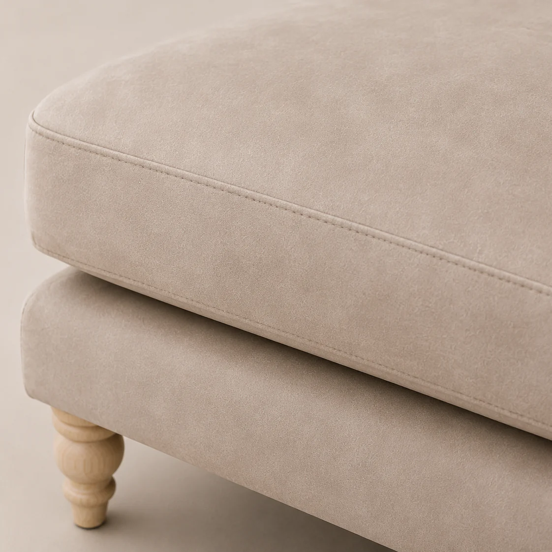 Penelope Footstool | Vintage Tan - Image 4