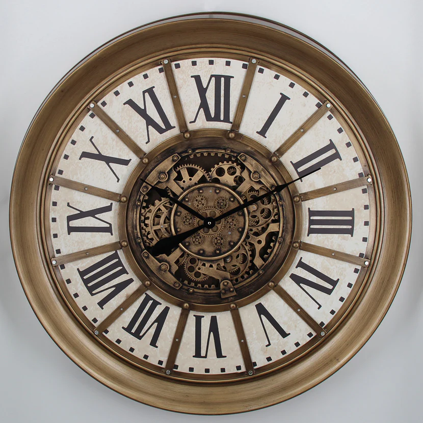 Ragnar Exposed Gear Movement Cog Wall Clock | 100 cm - Image 2