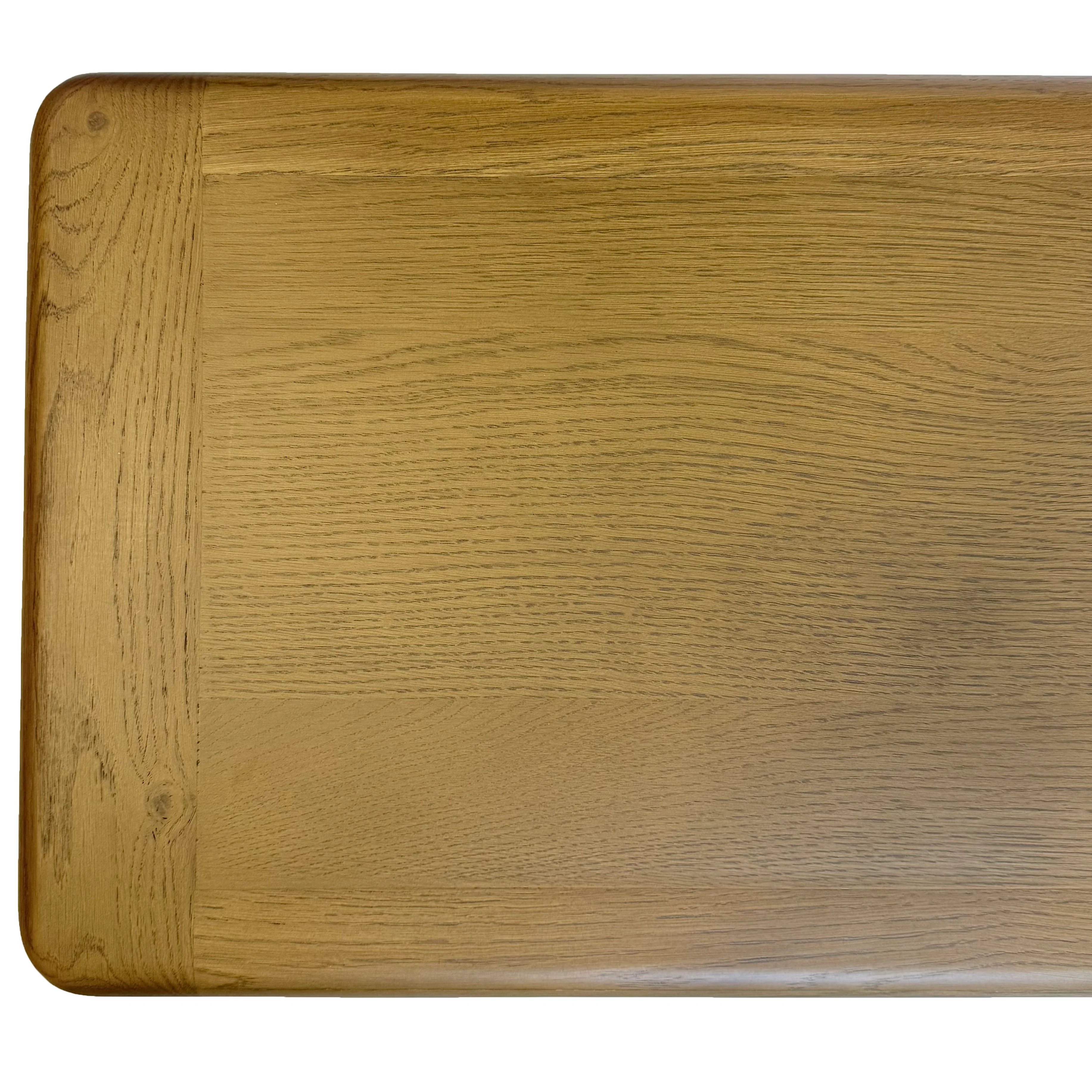 Raithwaite Rustic Oak 2m Cross Leg Bench - Image 6