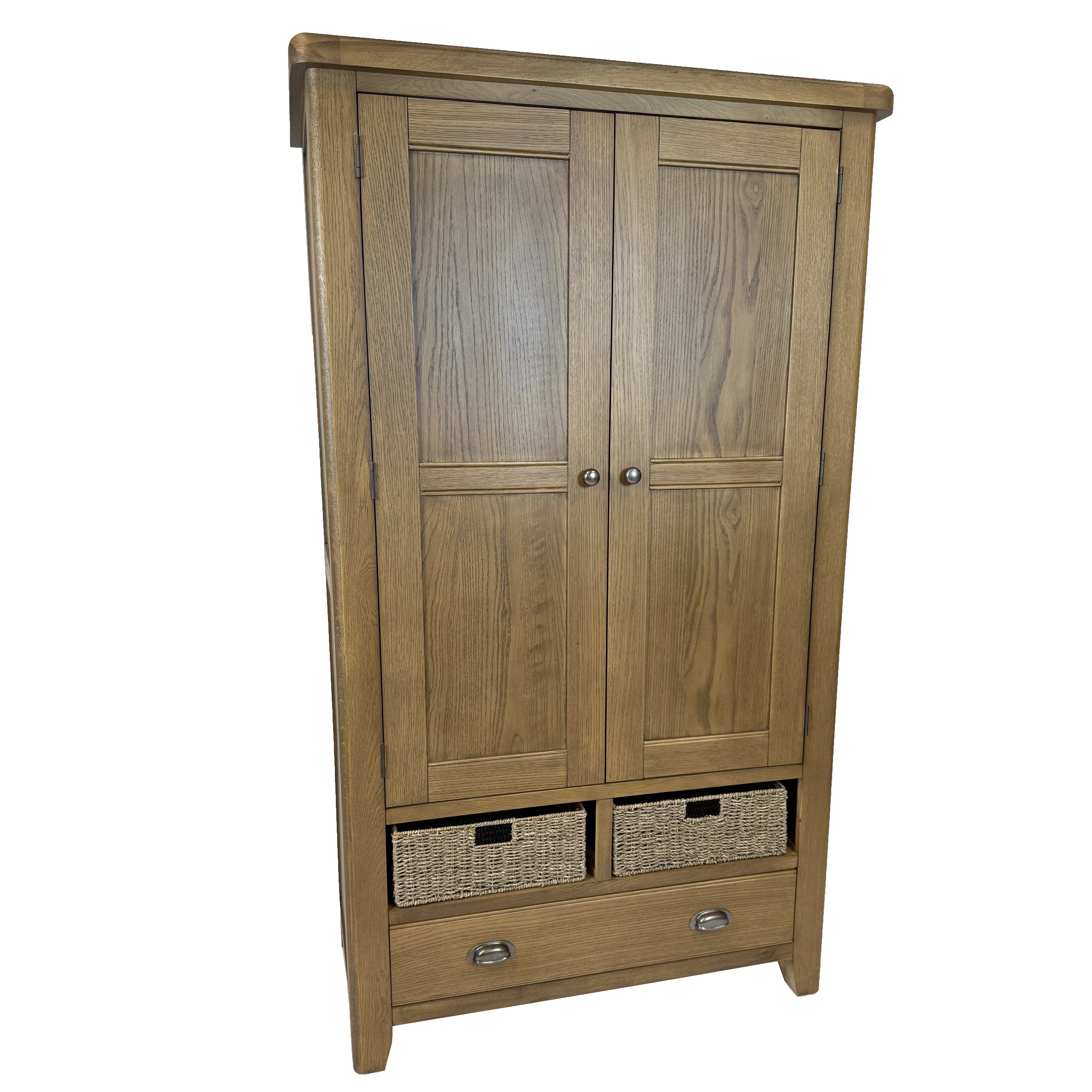 Raithwaite Rustic Oak Larder Unit - Image 4