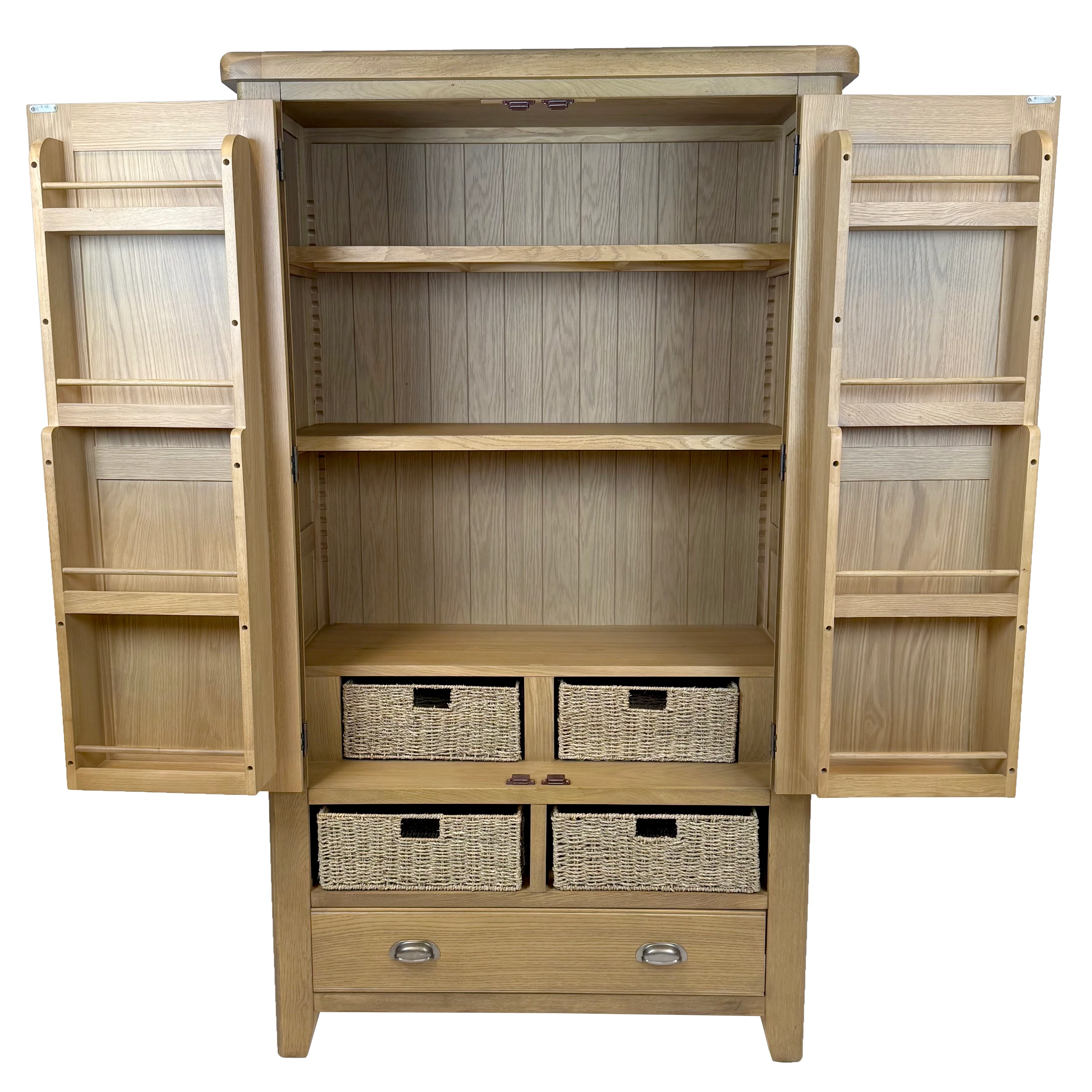 Raithwaite Rustic Oak Larder Unit - Image 5