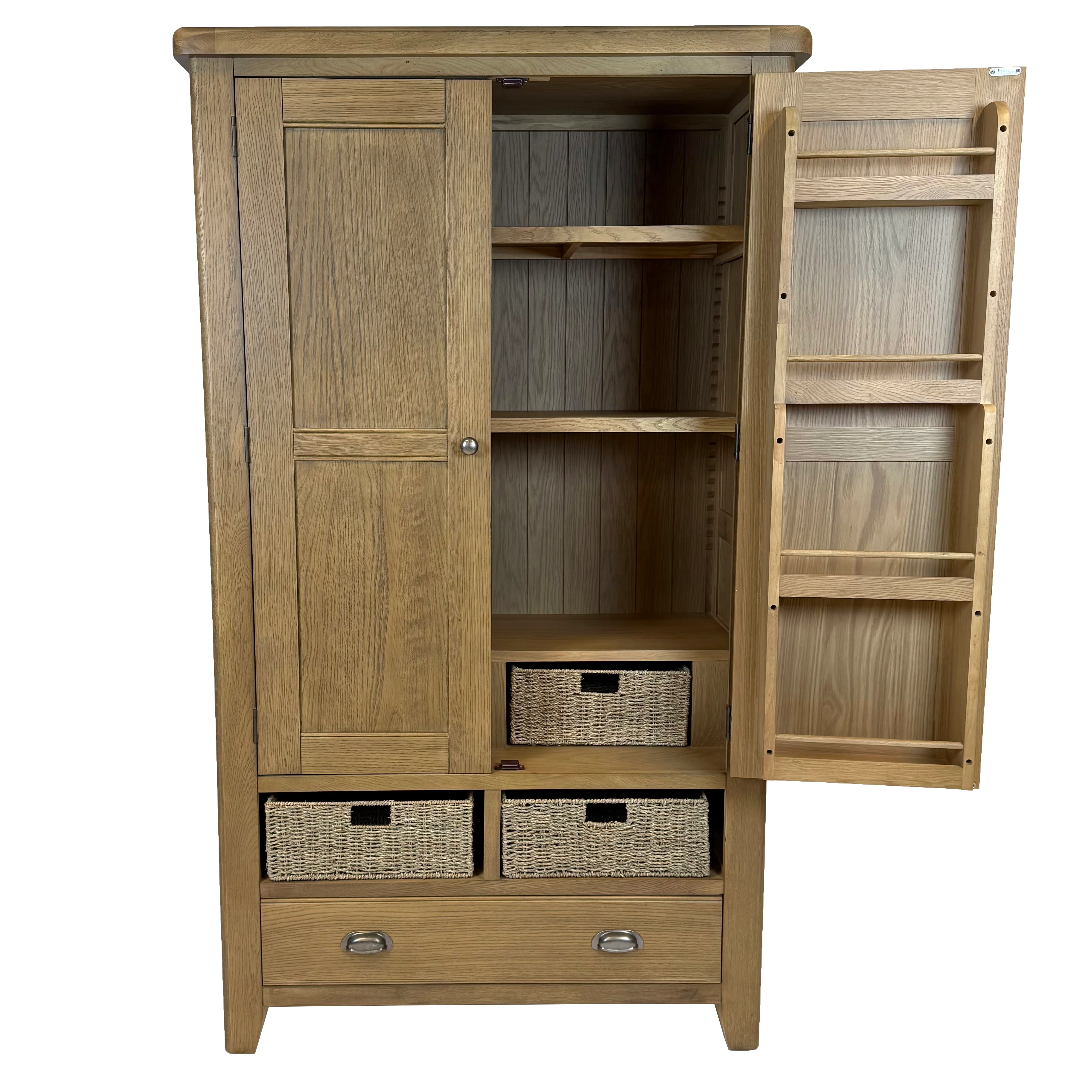 Raithwaite Rustic Oak Larder Unit - Image 6