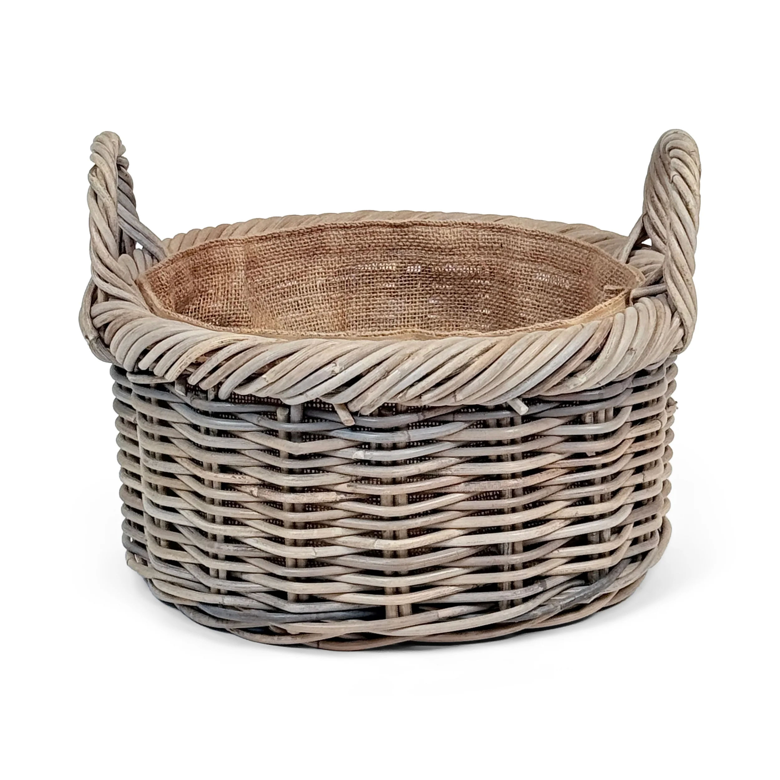 Rattan Oval Wicker Storage Basket Tray | Small - Image 2
