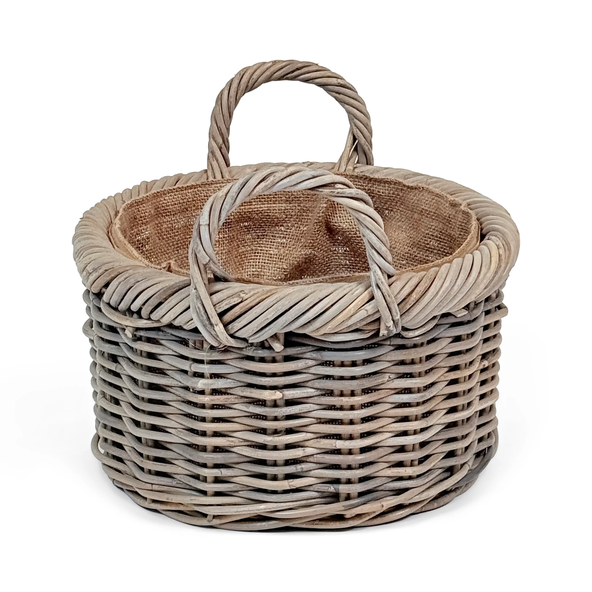 Rattan Oval Wicker Storage Basket Tray | Small - Image 3