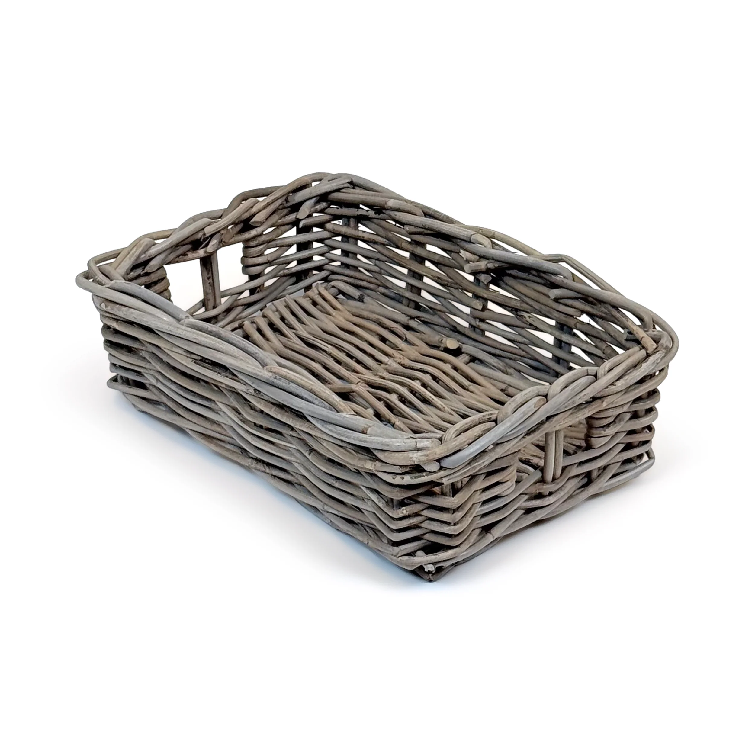 Rectangular Kubu Rattan Wicker Storage Baskets | Extra Small - Image 2