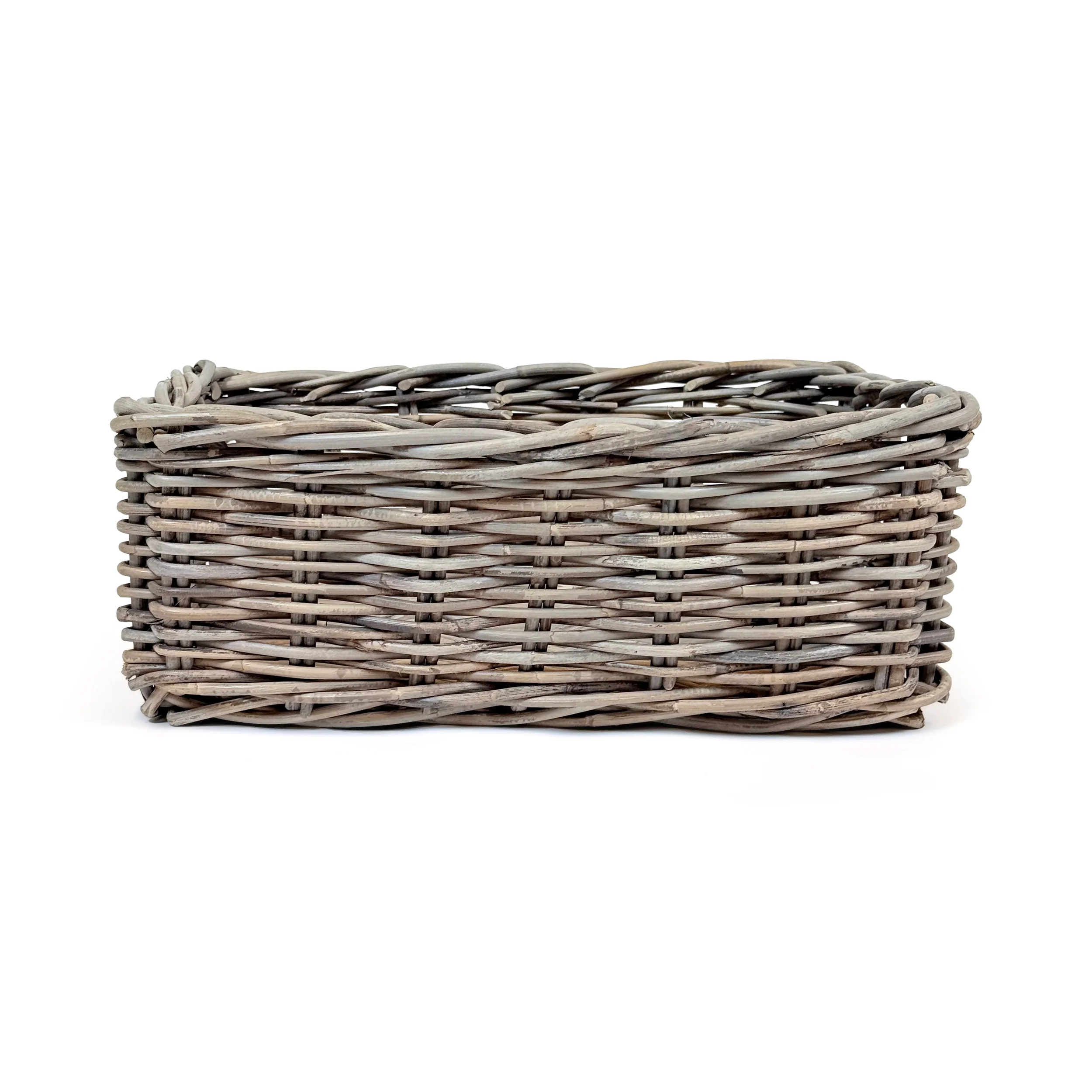 Rectangular Kubu Rattan Wicker Storage Baskets | Small - Image 3