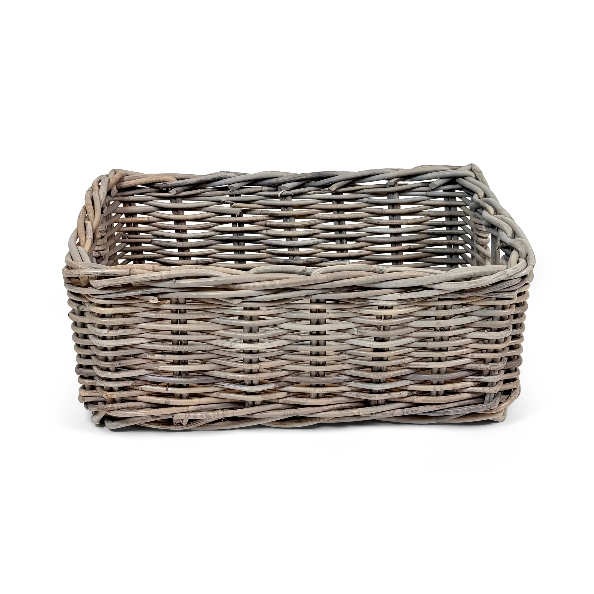 Rectangular Kubu Rattan Wicker Storage Baskets | Small - Image 4