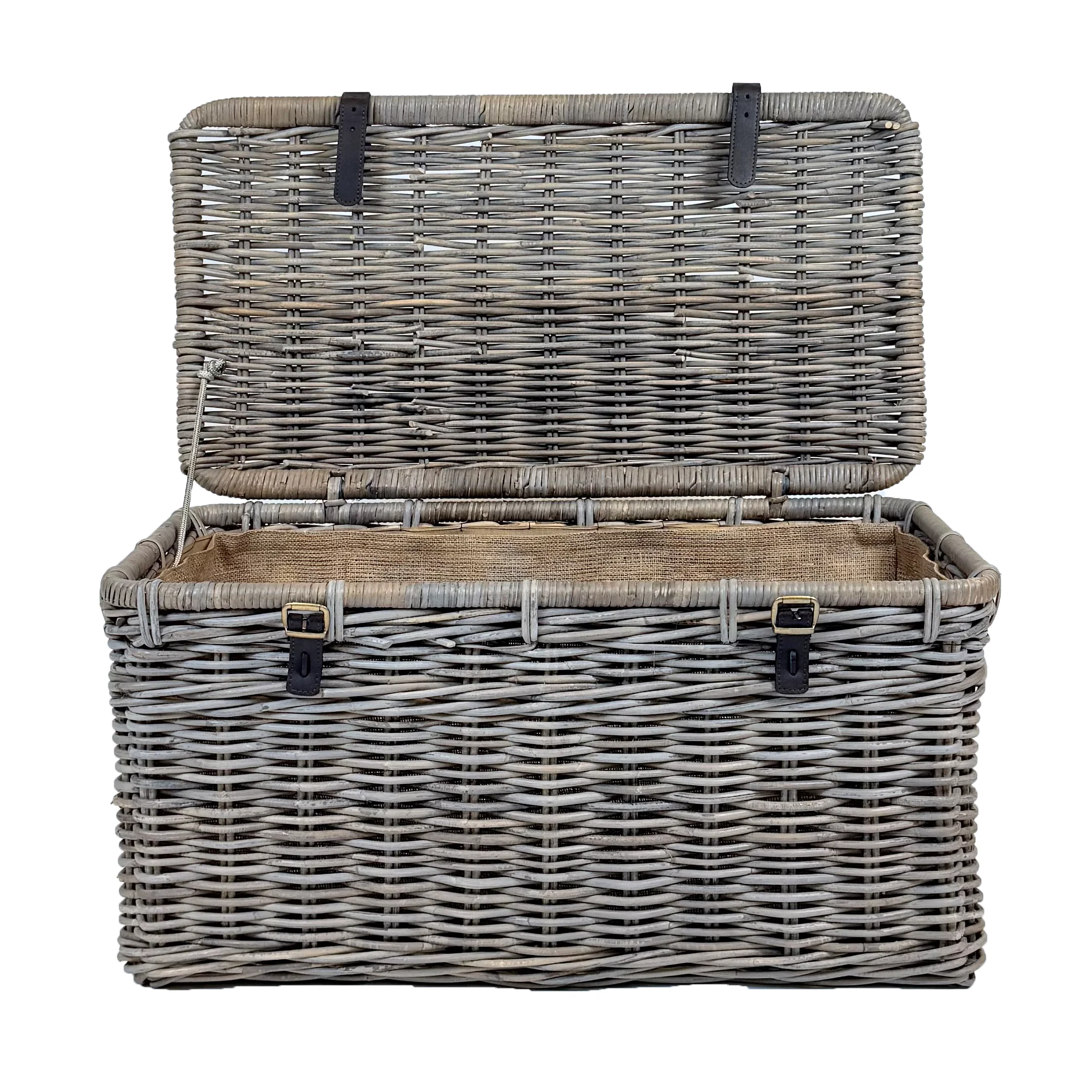 Rectangular Rattan Storage Trunk | Medium - Image 4
