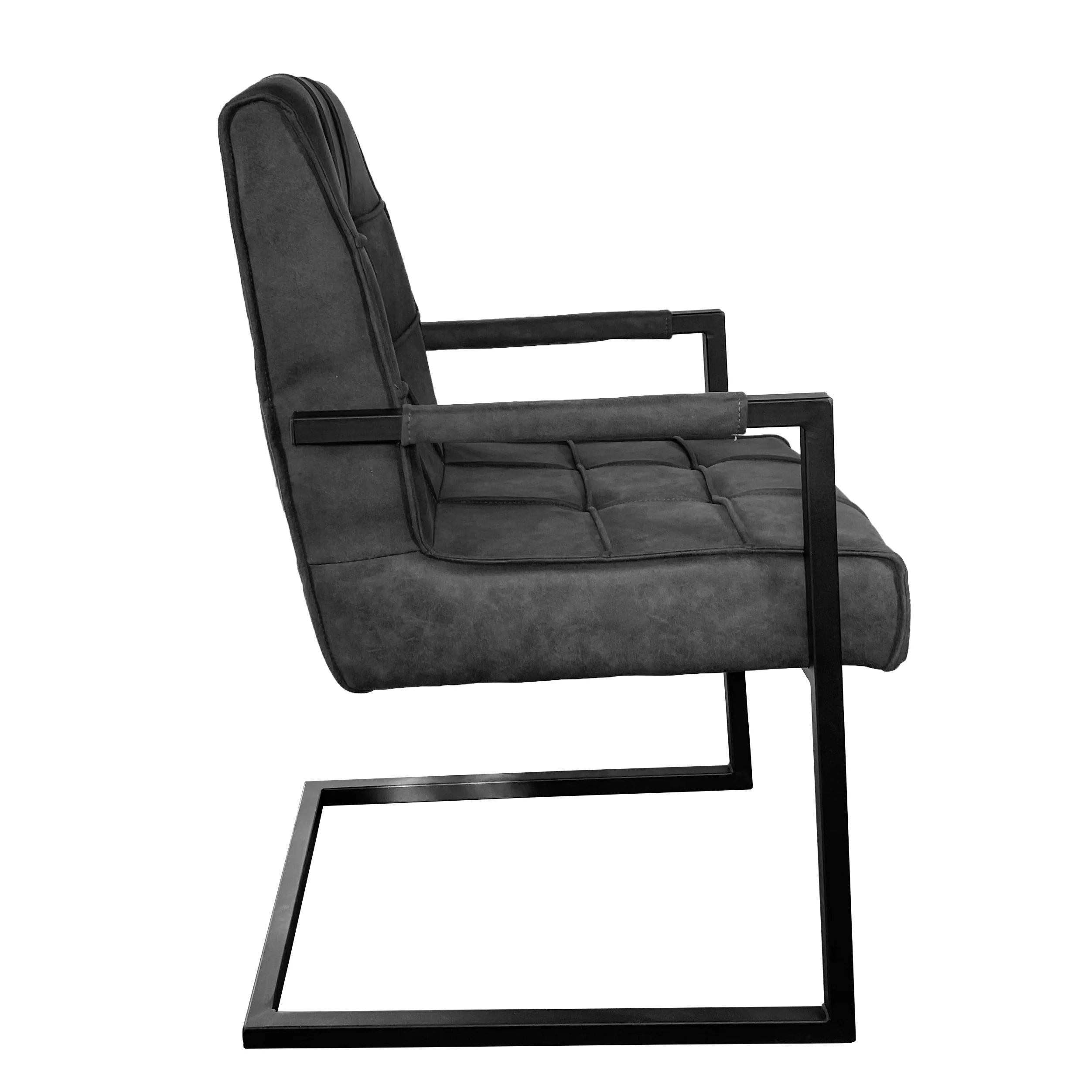 Shoreditch Industrial Dining Chair | Grey - Image 10