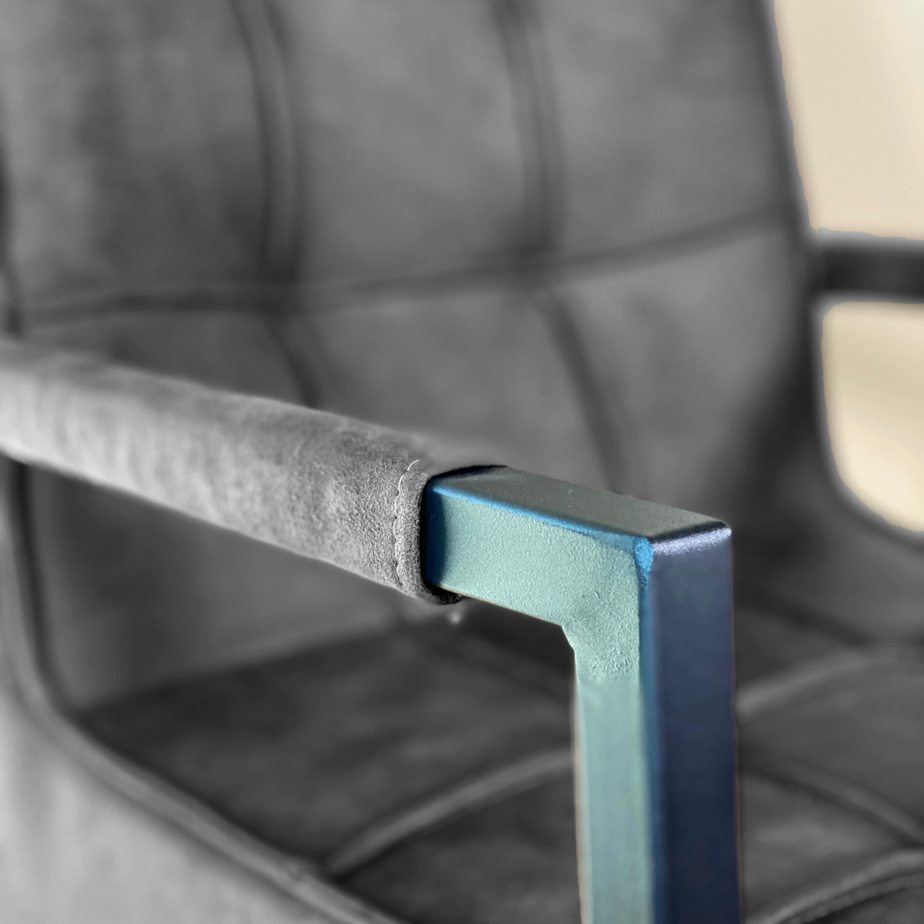 Shoreditch Industrial Dining Chair | Grey - Image 6