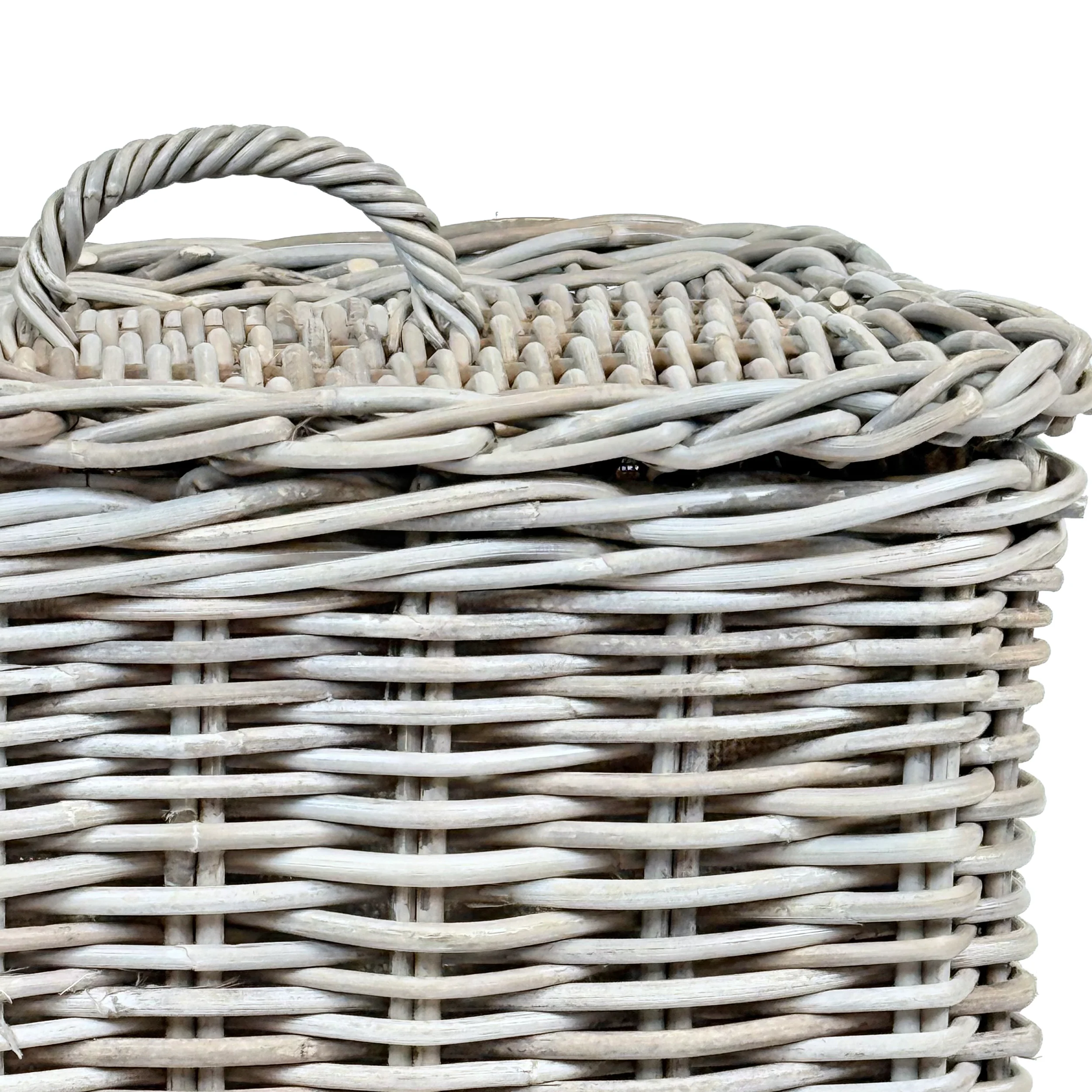 Square Rattan Laundry Basket | Large - Image 5