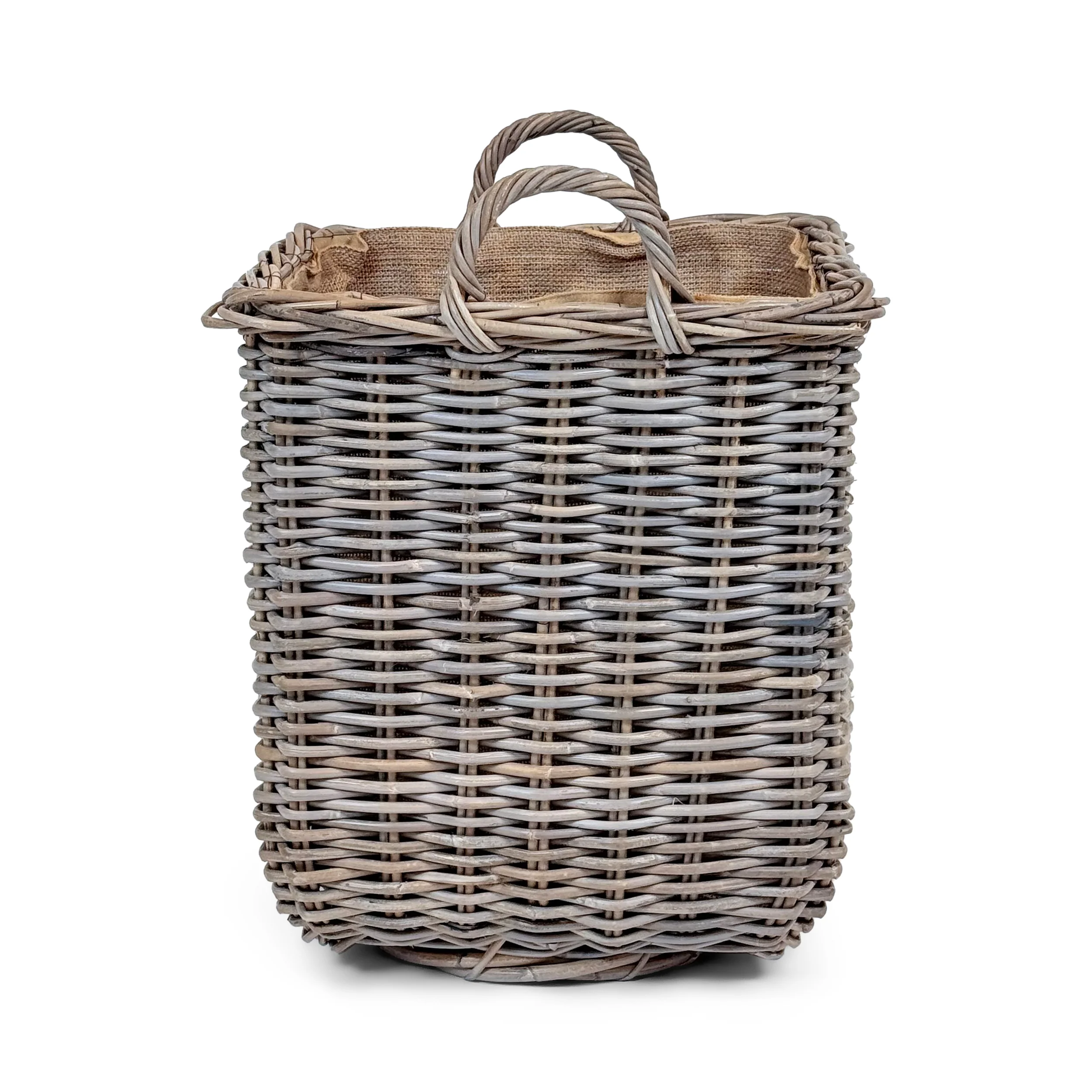 Square Wicker Log Basket | Small - Image 3