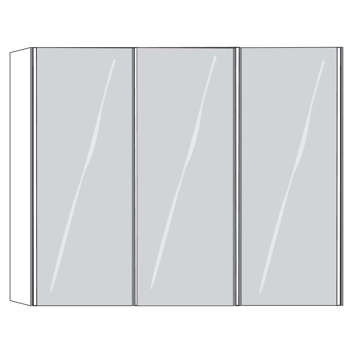 Sydney Wiemann 3 Door Sliding Wardrobe - Image 7