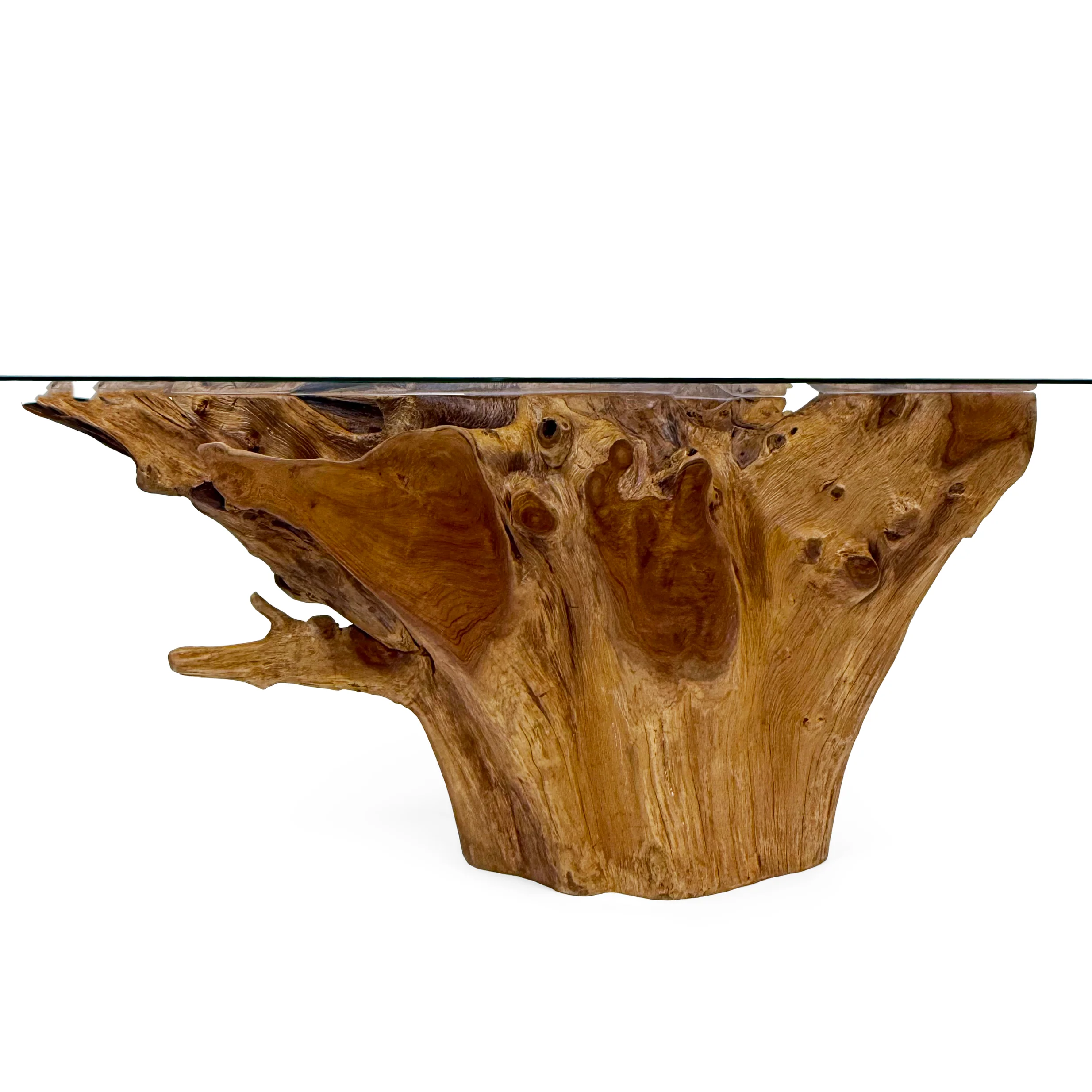Teak Root Large Rectangular Dining Table - Image 4