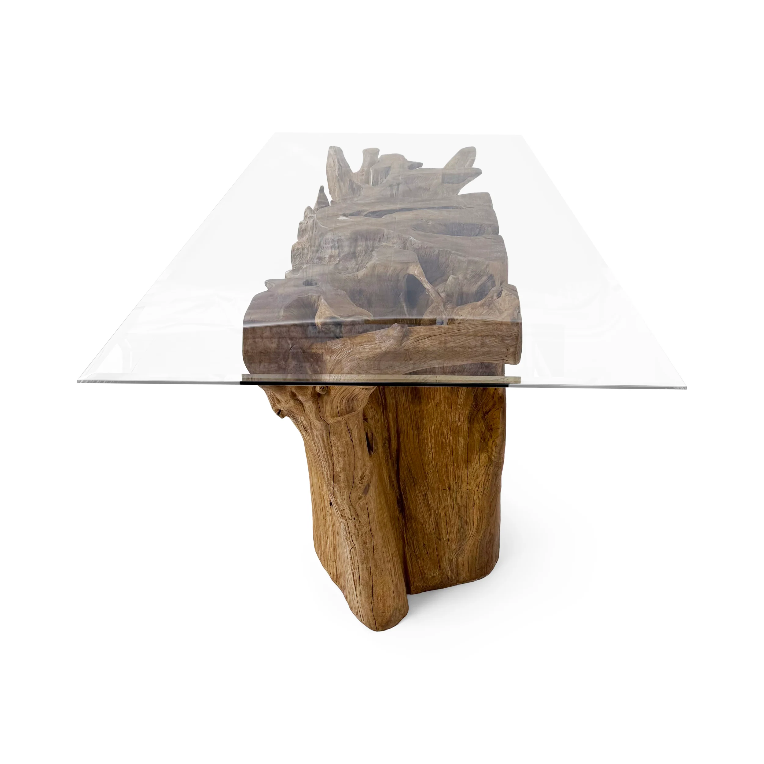 Teak Root Large Rectangular Dining Table - Image 5