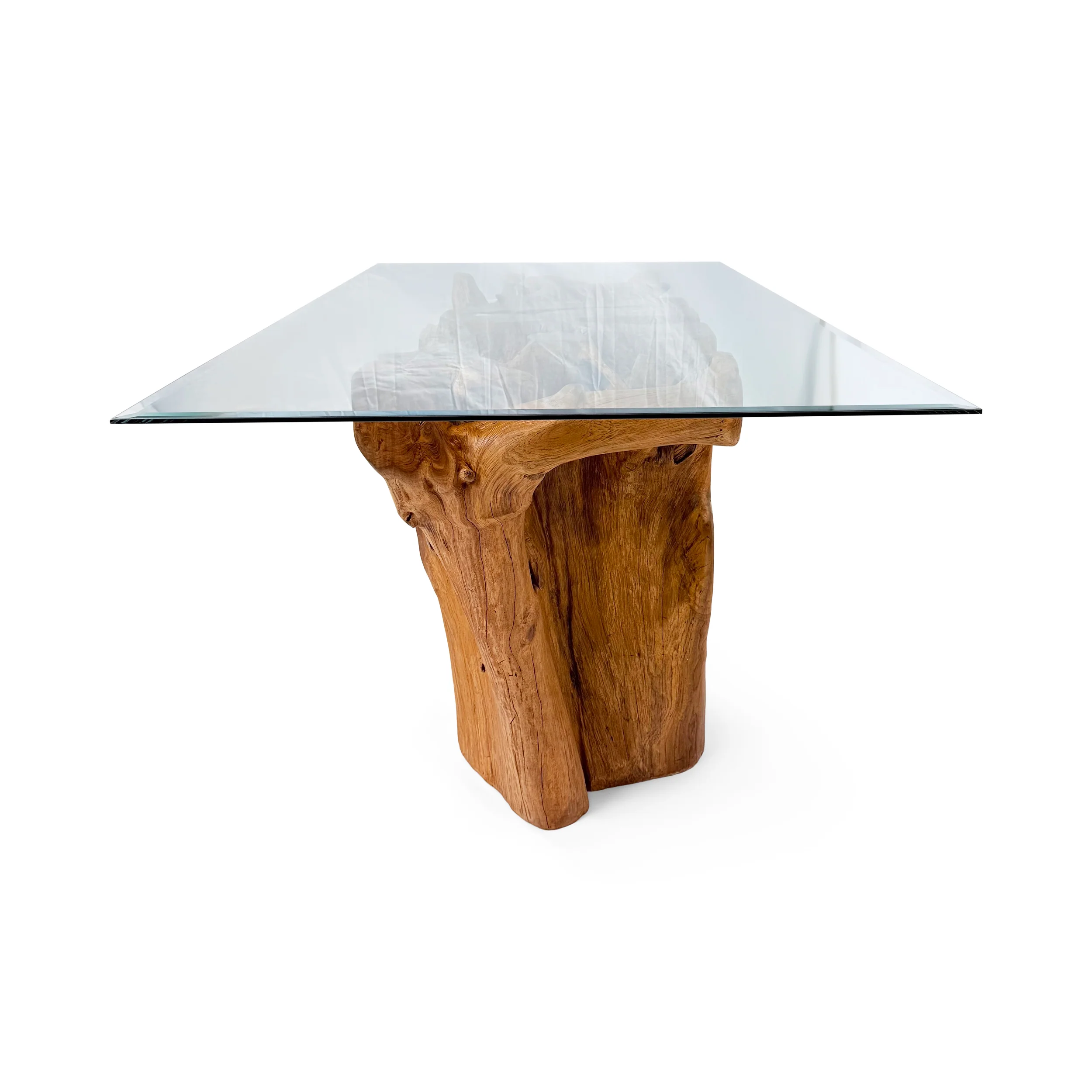 Teak Root Large Rectangular Dining Table - Image 6
