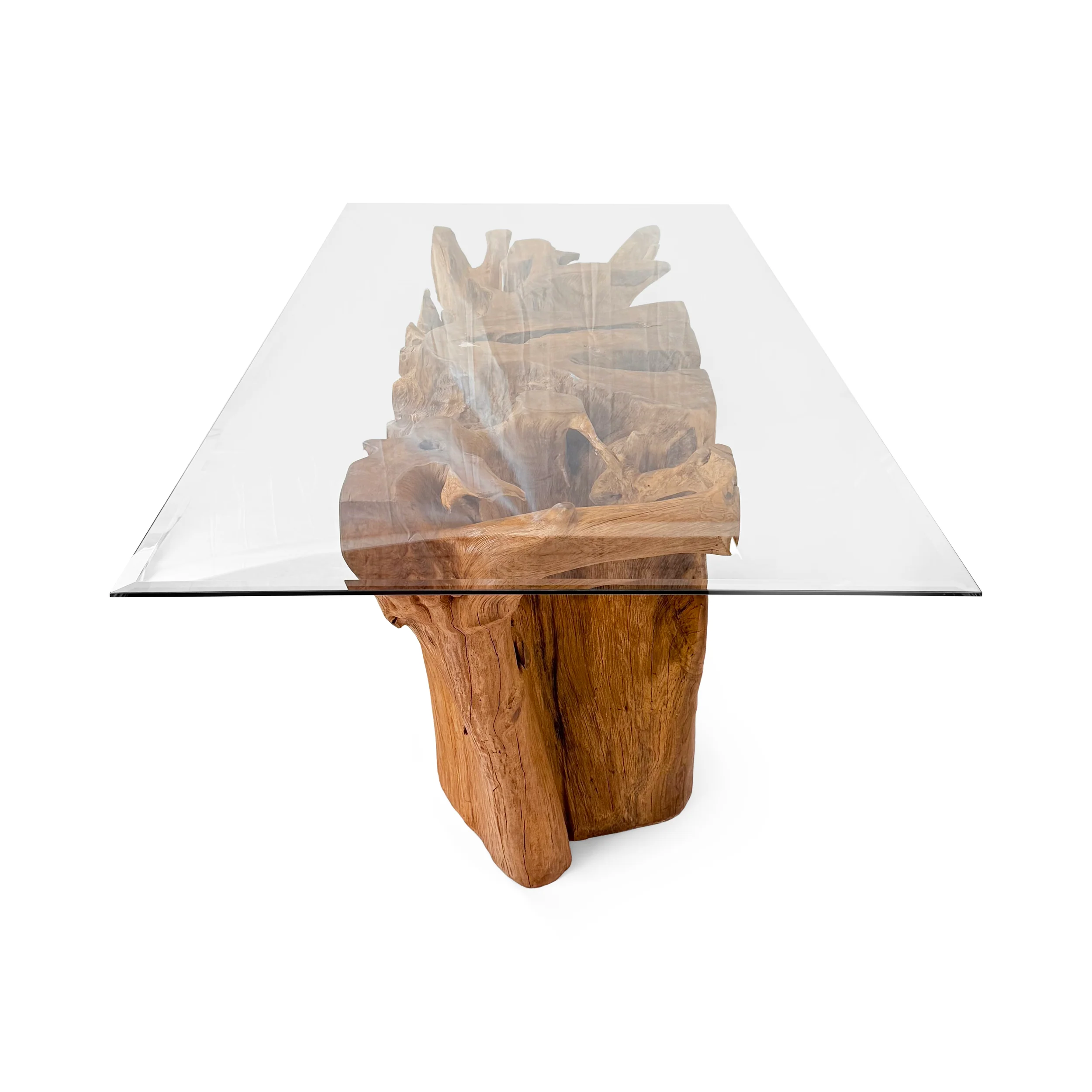 Teak Root Large Rectangular Dining Table - Image 7