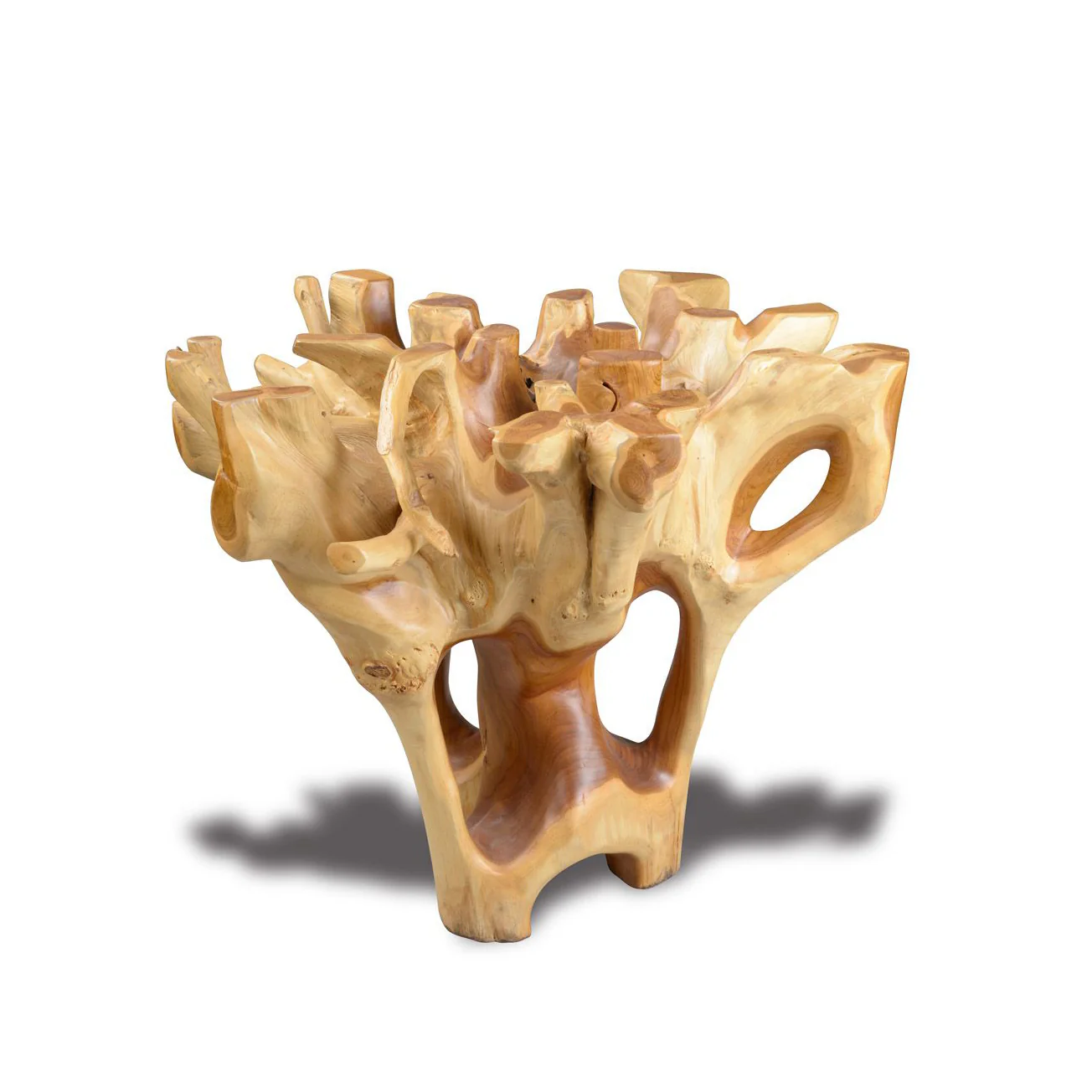 Teak Root Square Dining Table - Image 3
