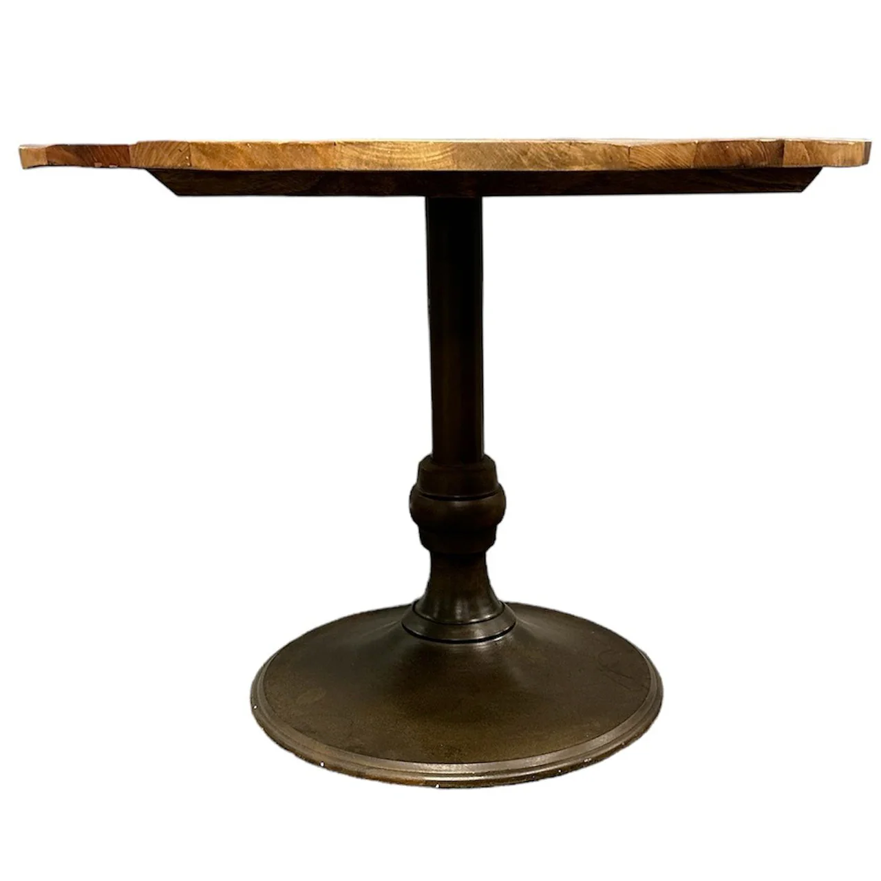 Vishnu Industrial Large Round Dining Table - Image 2