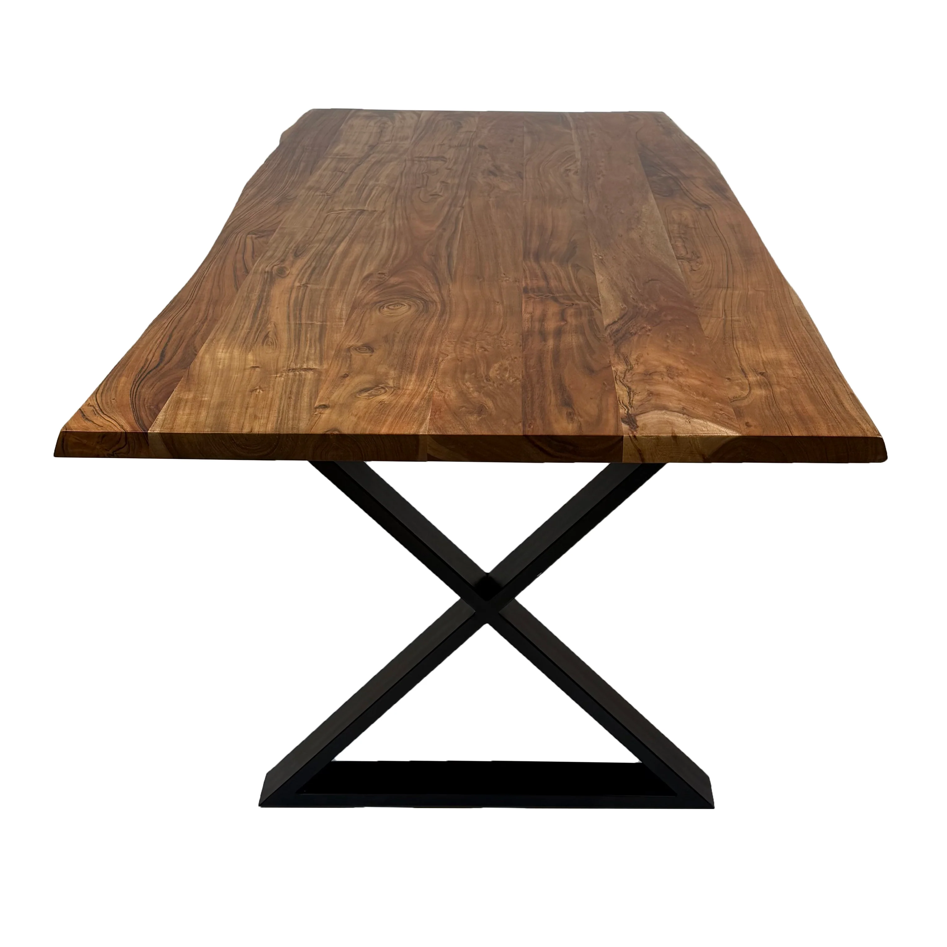 Vishnu Industrial Live Edge Dining Table (1.8 m) - Image 3