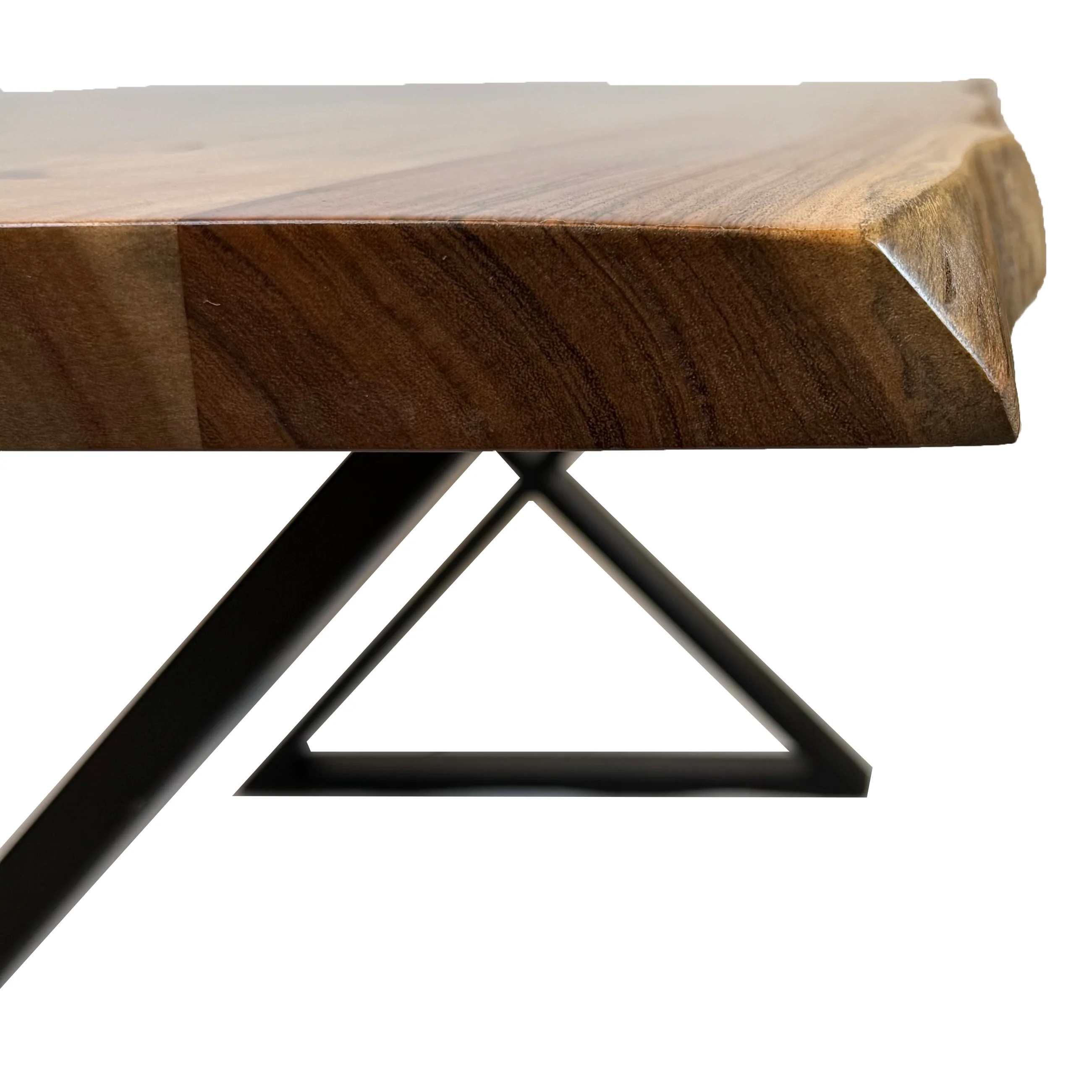 Vishnu Industrial Live Edge Dining Table (1.8 m) - Image 5