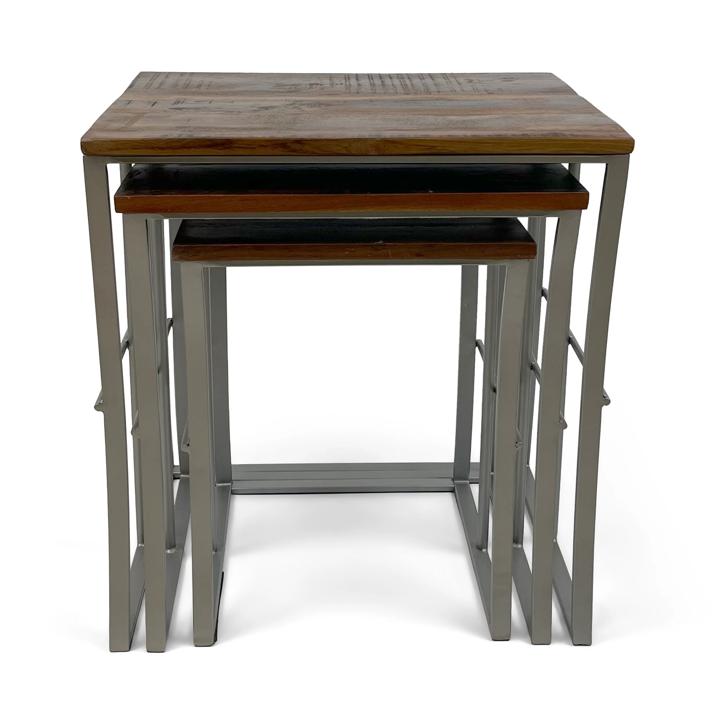 Vishnu Industrial Nest of 3 Tables - Image 3